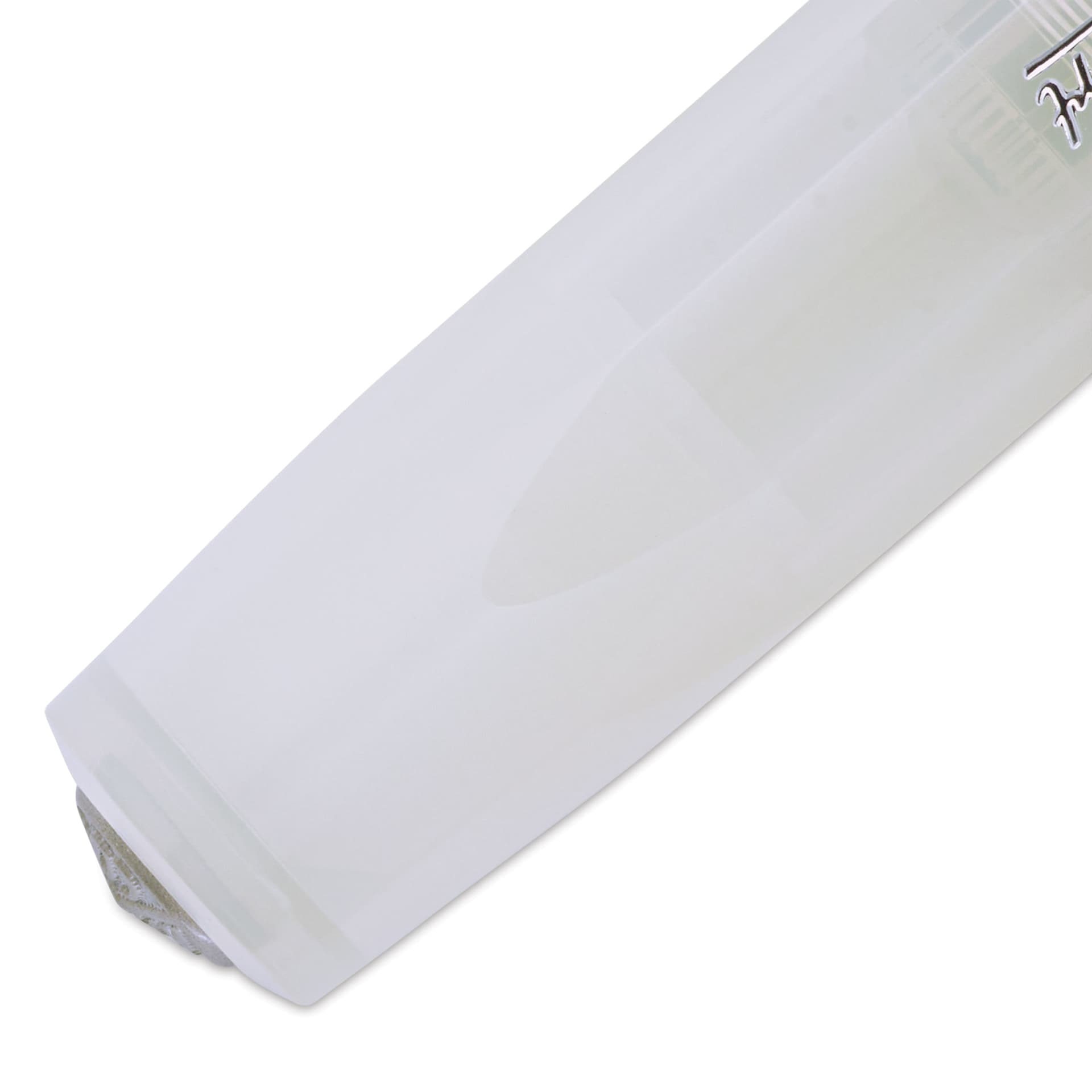 Kaweco Frosted Sport Rollall Pen - Coconut, close-up of the brand's seal on the cap