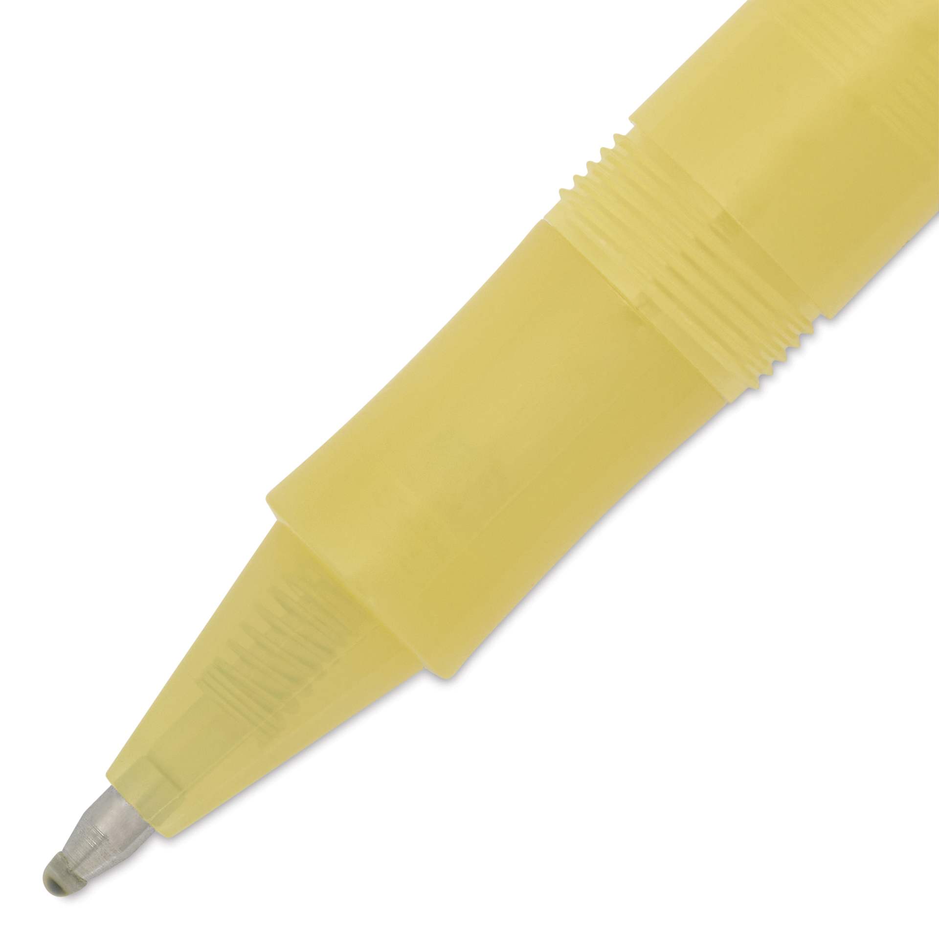 Kaweco Frosted Sport Rollall Pen - Sweet Banana, close-up of the point