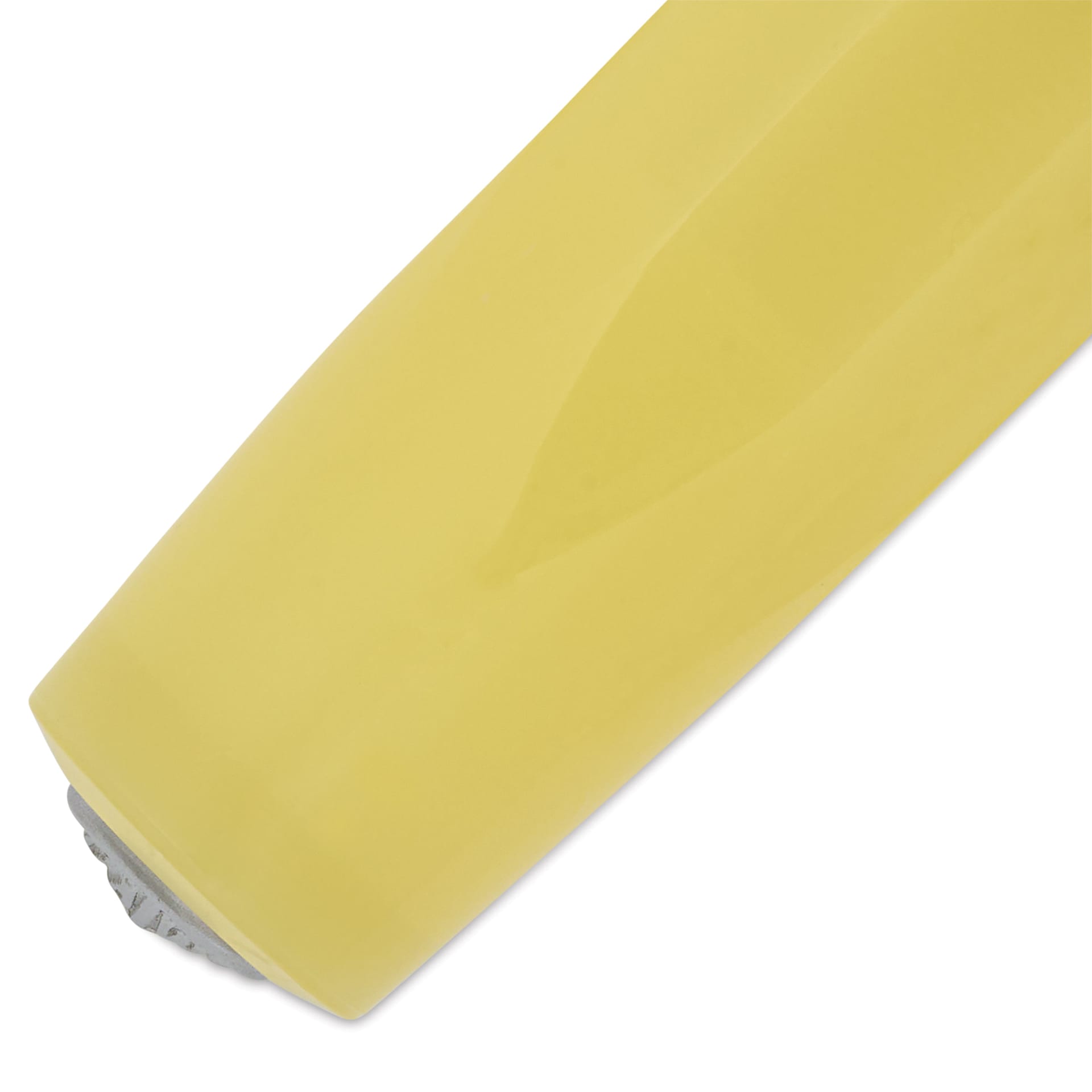 Kaweco Frosted Sport Rollall Pen - Sweet Banana, close-up of the brand's seal on the cap