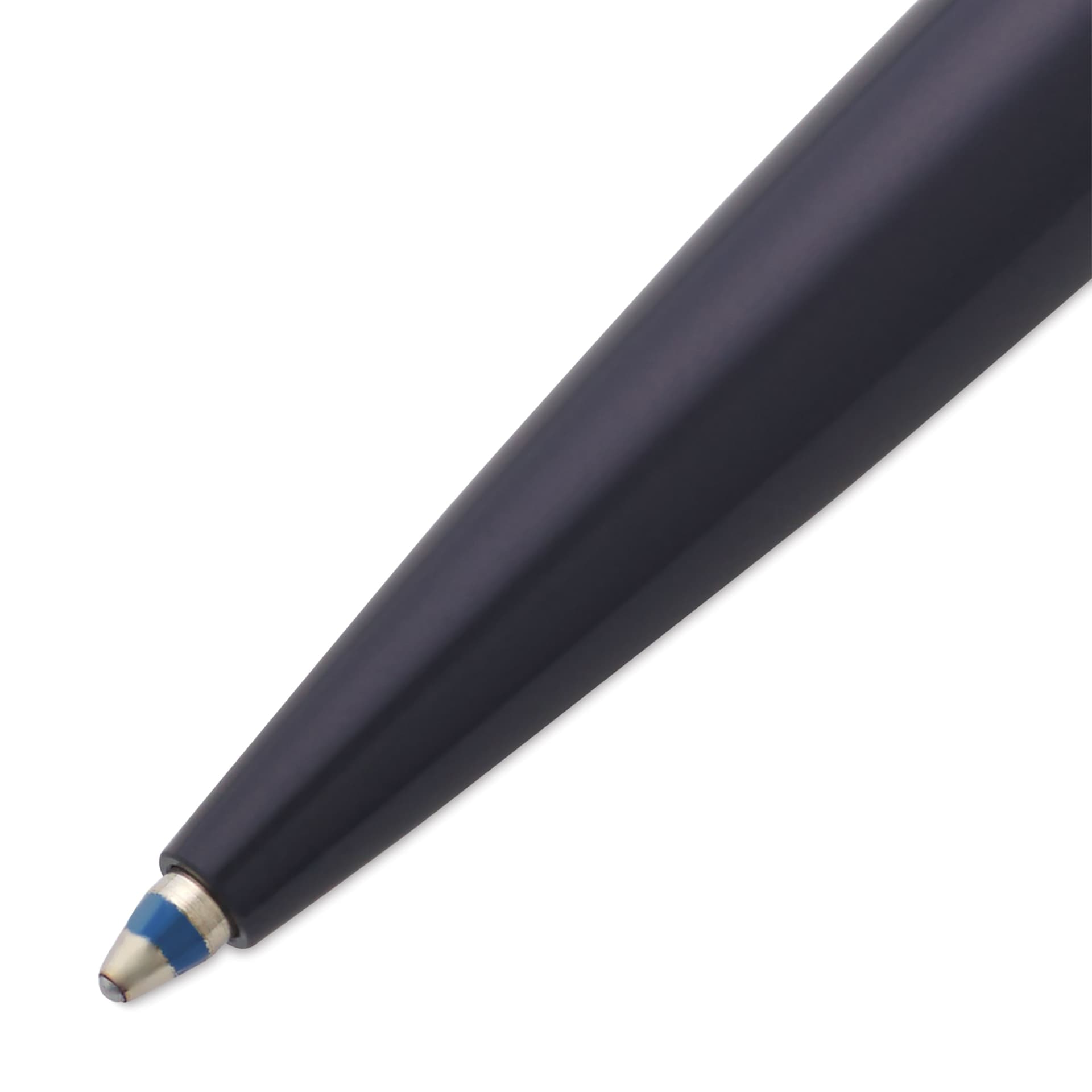 Kaweco Liliput Retractable Ballpoint Pen - Black, close-up of tip