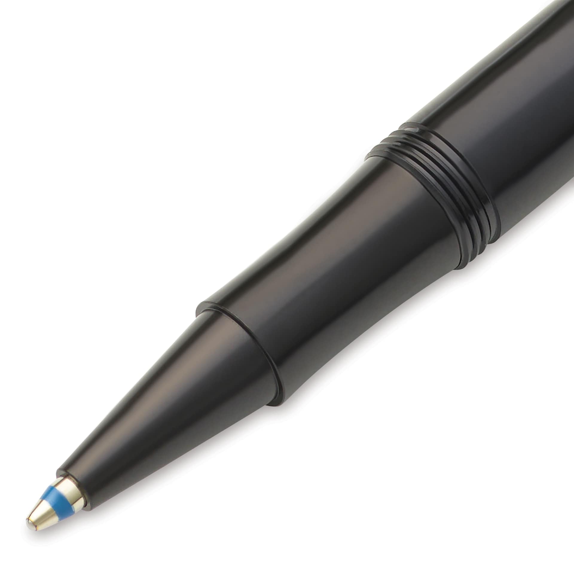 Kaweco Liliput Ballpoint Pen - Black, close-up of the tip