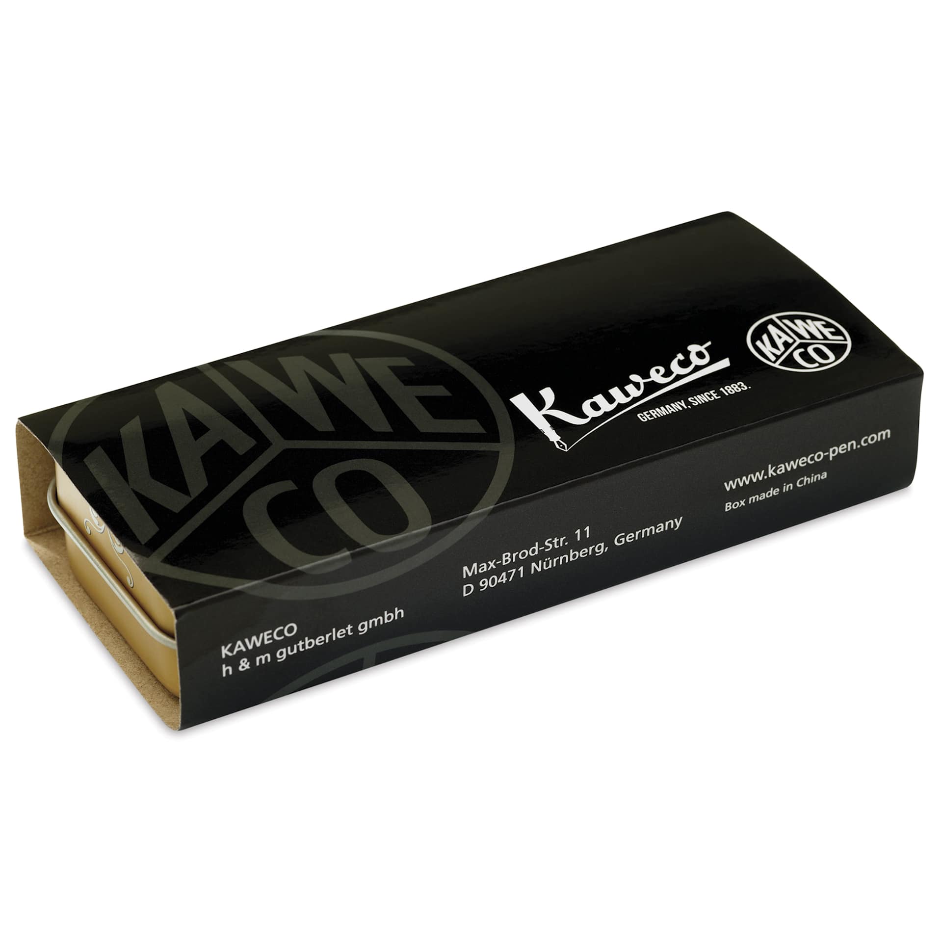 Kaweco Liliput Ballpoint Pen - Black, packaging laid out