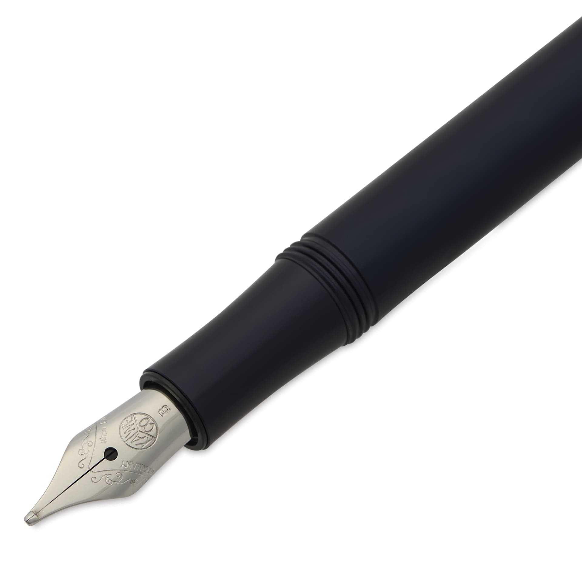 Kaweco Liliput Fountain Pen - Black, Broad, close-up of the nib