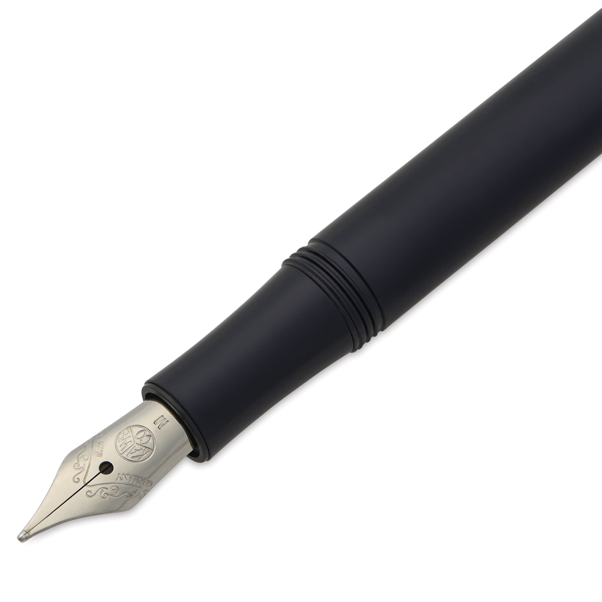 Kaweco Liliput Fountain Pen - Black, Medium, close-up of the nib
