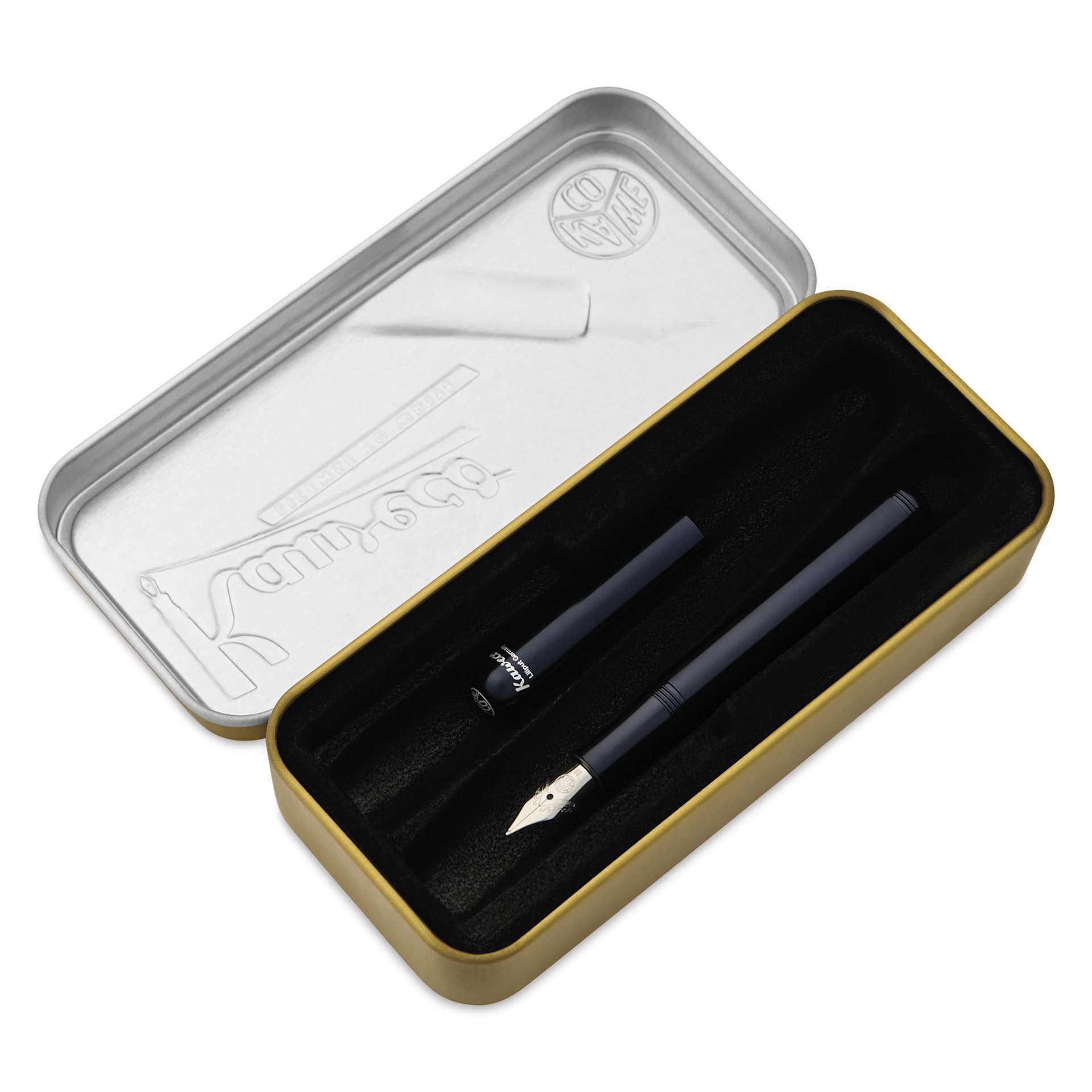 Kaweco Liliput Fountain Pen - Black, Medium, pen inside of the packaging