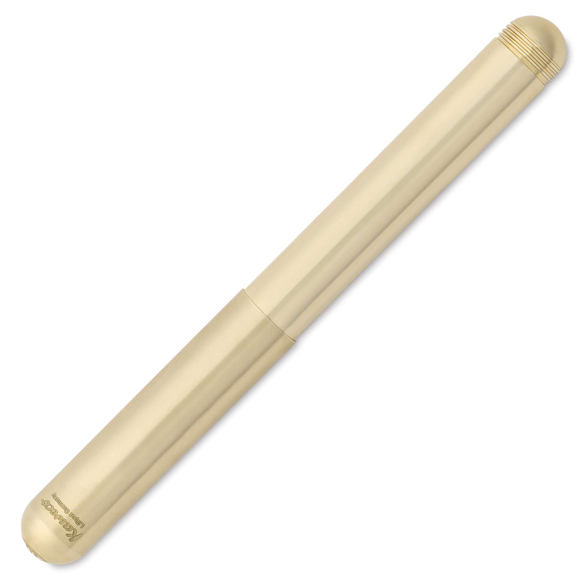 Kaweco Liliput Fountain Pen - Brass, Broad, cap replaced