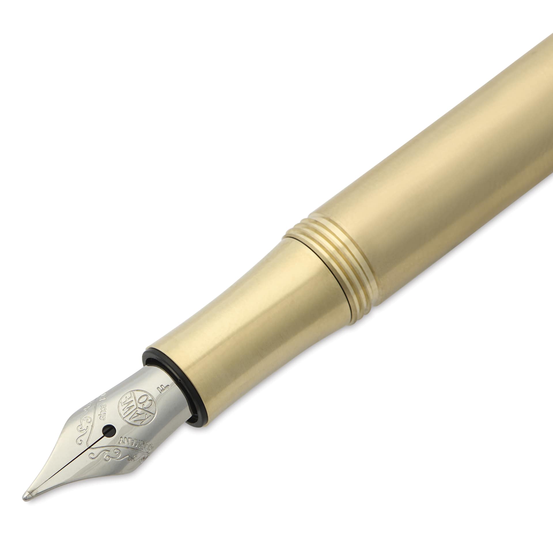 Kaweco Liliput Fountain Pen - Brass, Fine, close-up of the nib