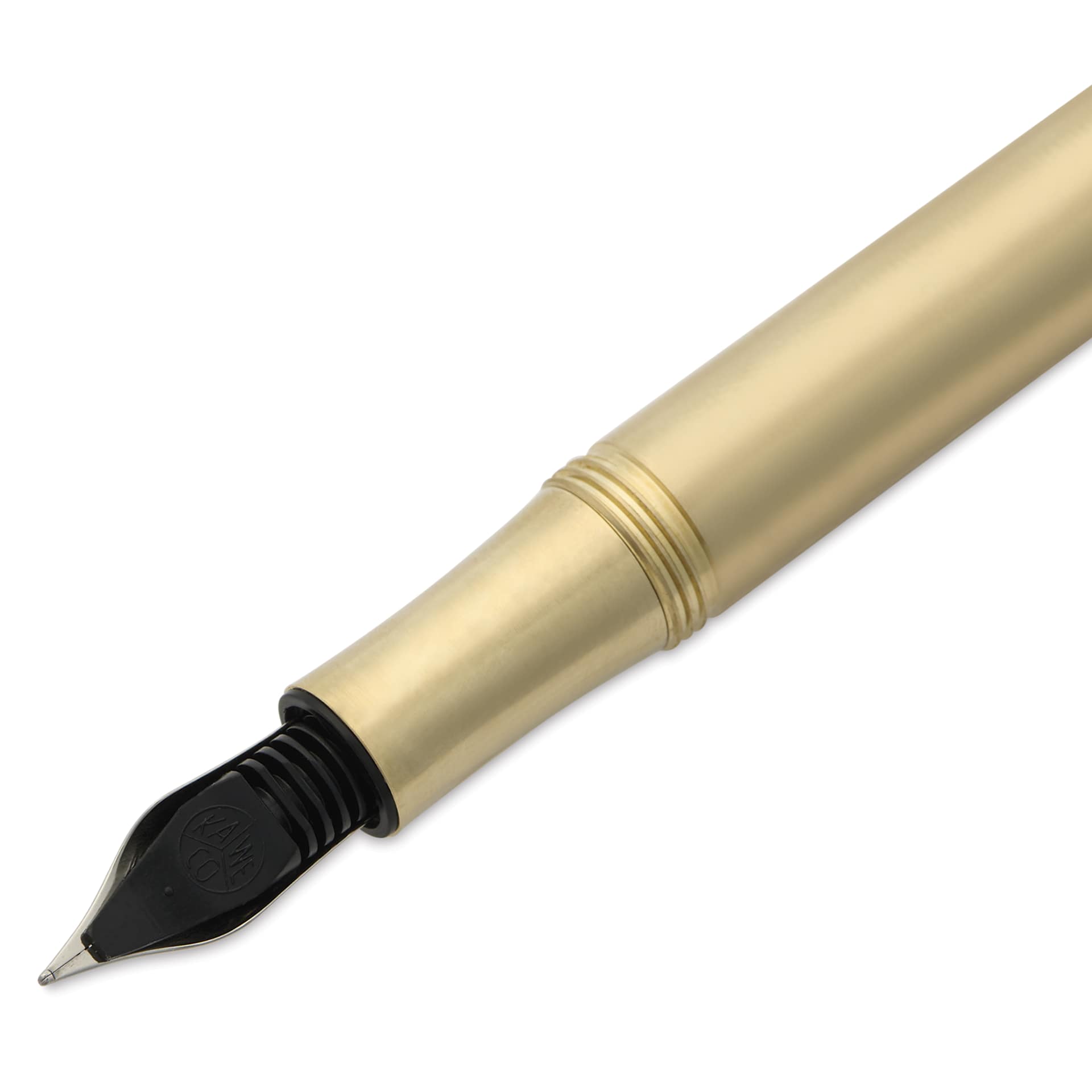 Kaweco Liliput Fountain Pen - Brass, Extra-Fine, close-up of the ink feed