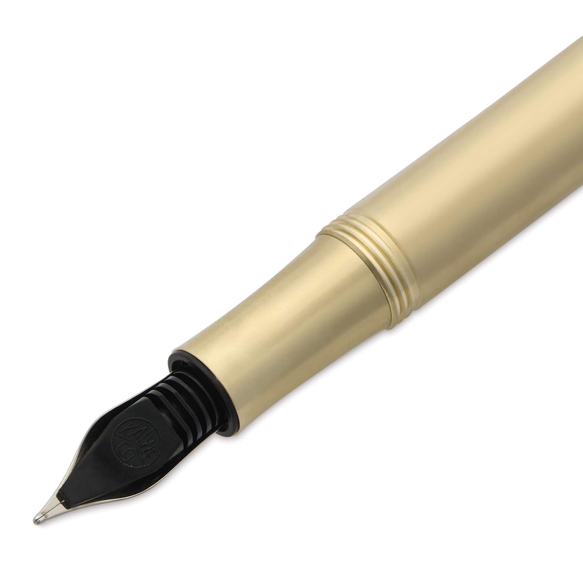 Kaweco Liliput Fountain Pen - Brass, Medium, close-up of the ink feed