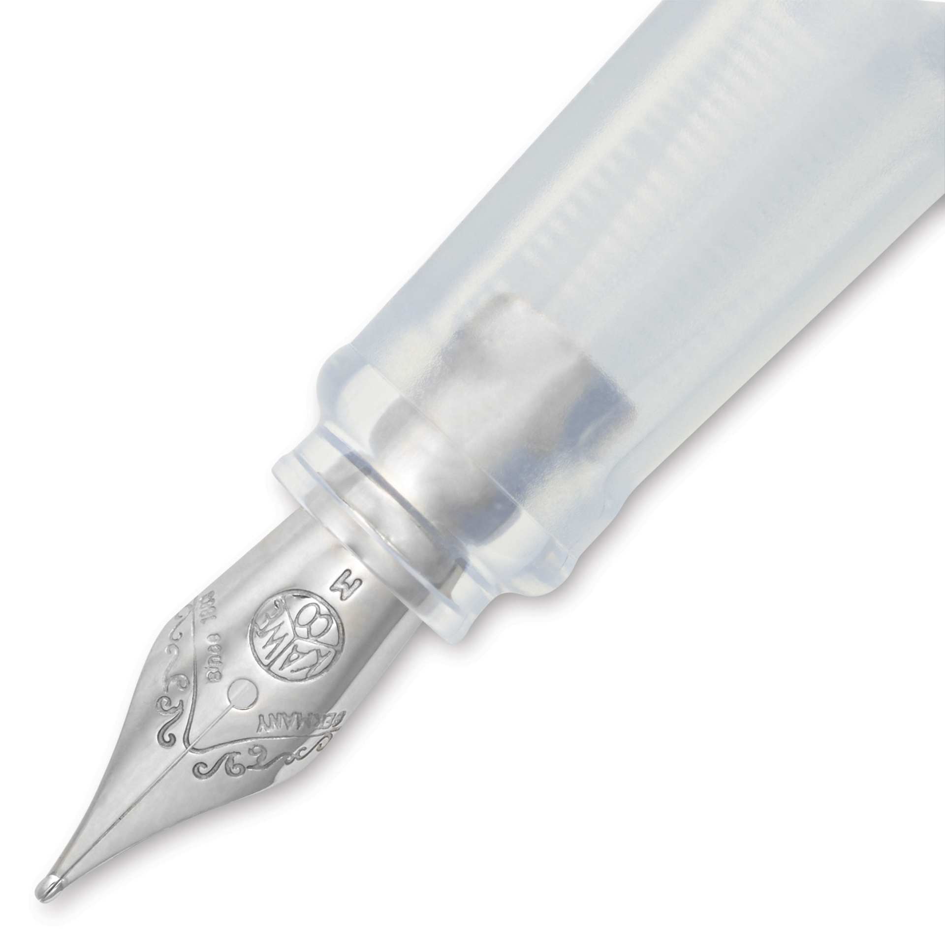 Kaweco Perkeo Fountain Pen - Clear, Medium, close-up of the nib