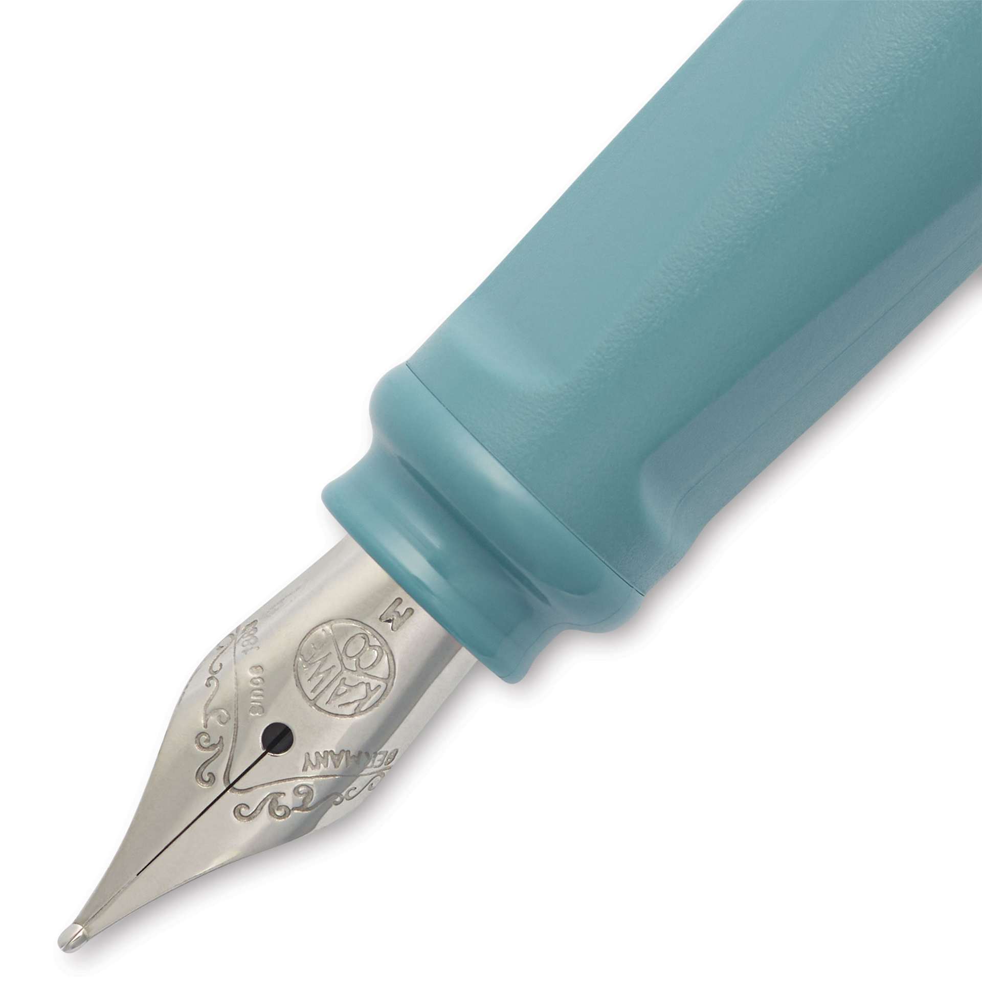 Kaweco Perkeo Fountain Pen - Teal, Medium, close-up of the nib