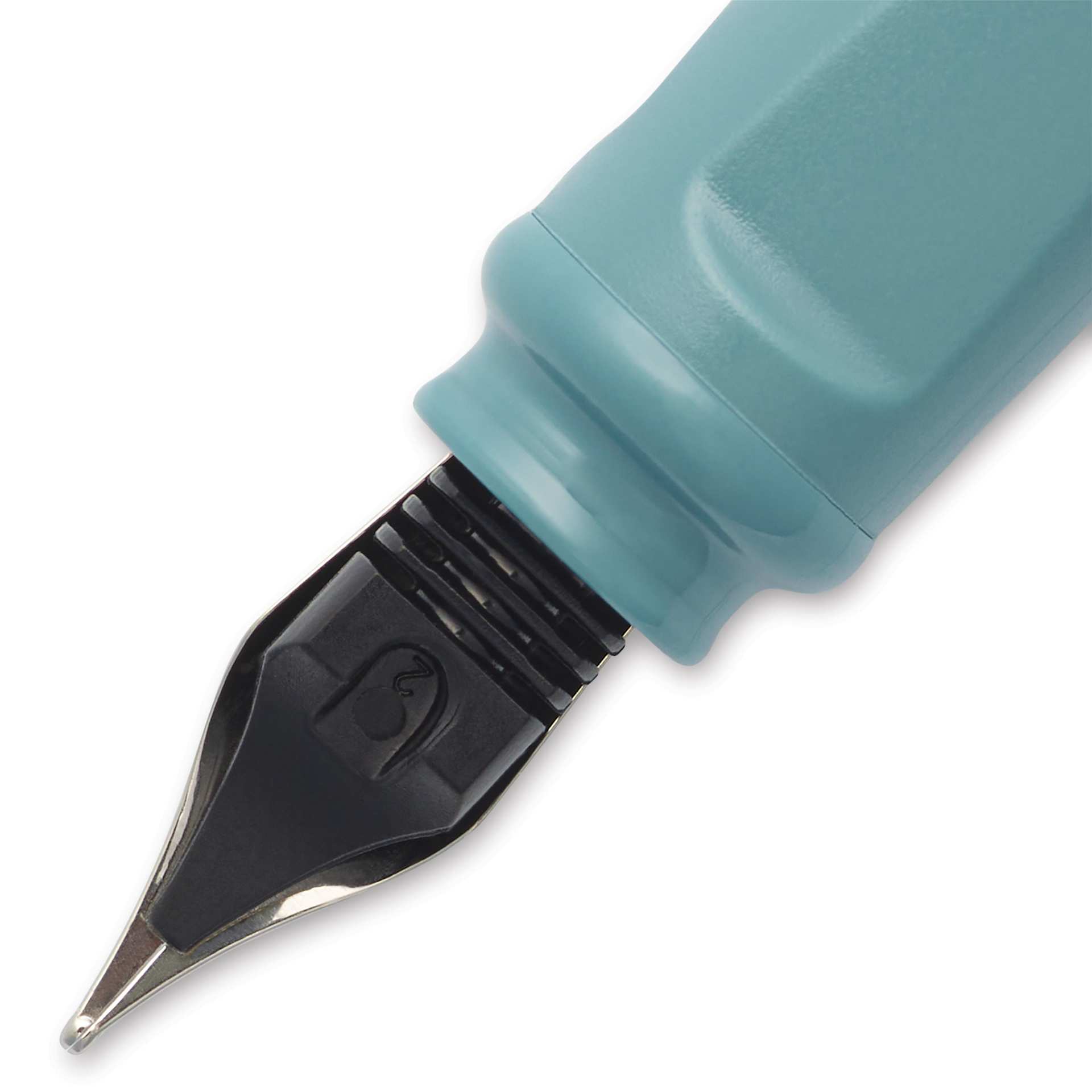 Kaweco Perkeo Fountain Pen - Teal, Medium, close-up of the feed