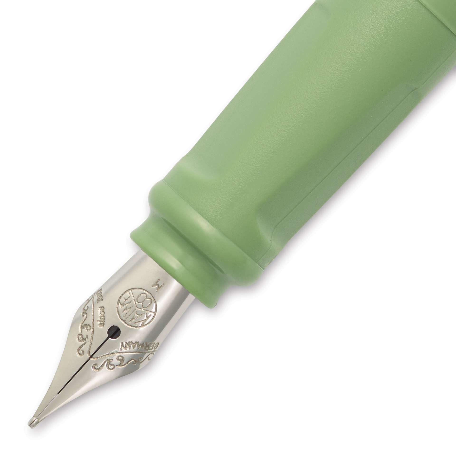 Kaweco Perkeo Fountain Pen - Green, Medium, close-up of the nib