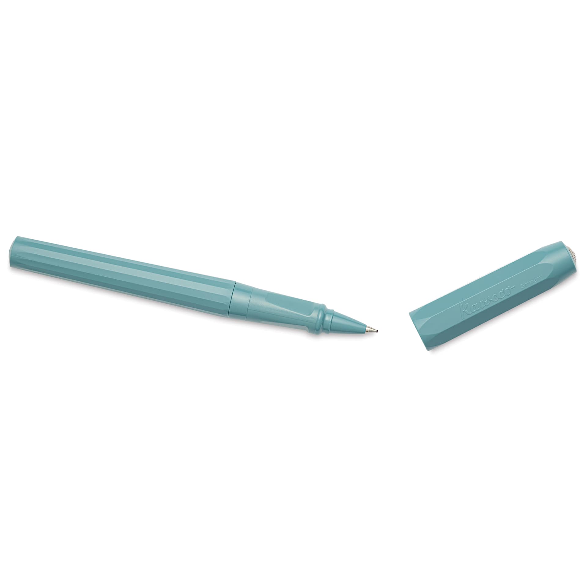 Kaweco Perkeo Rollerball Pen - Teal - pen and cap