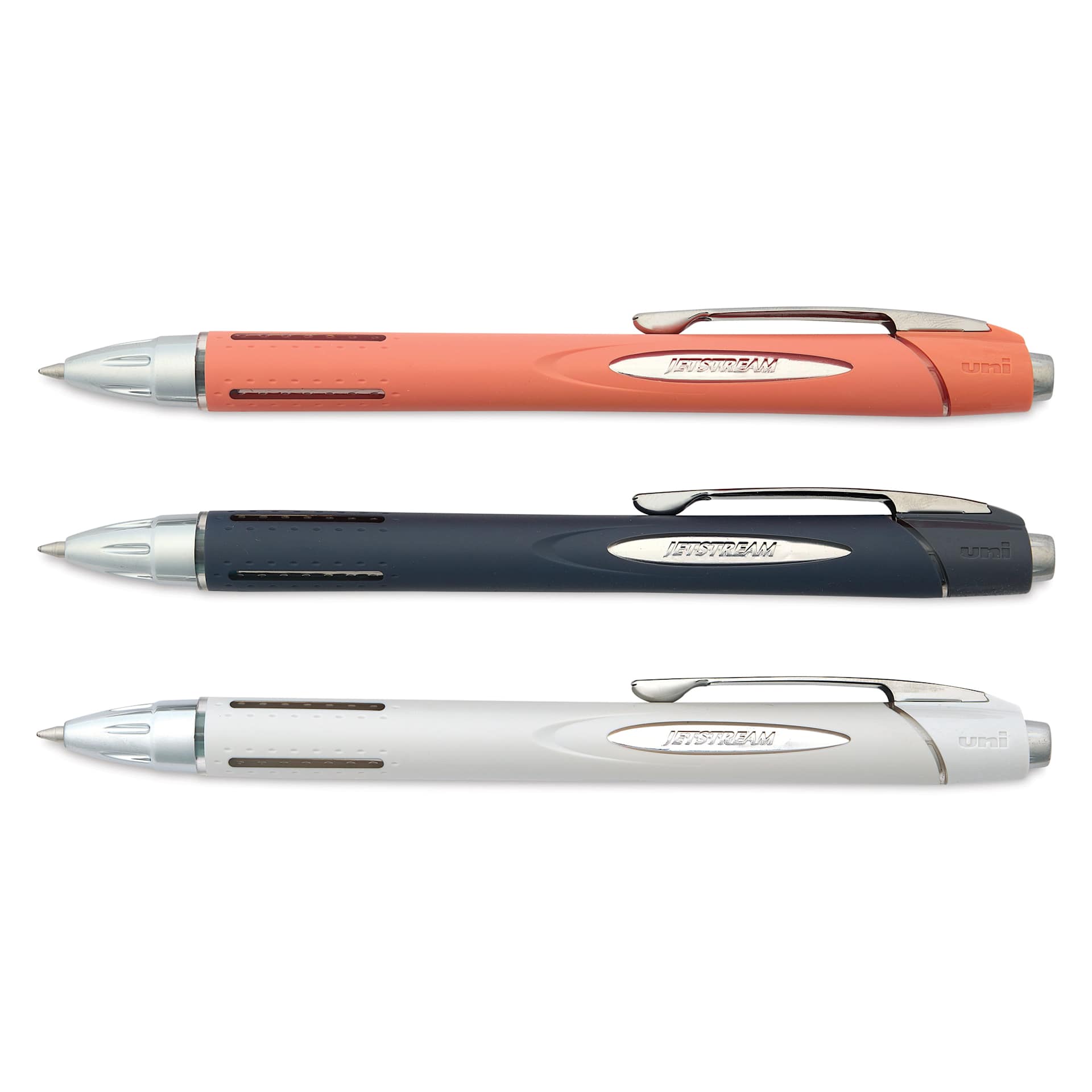 Uni-Ball Jetstream RT Retractable Ballpoint Pens - Assorted, 0.7 mm, Set of 3