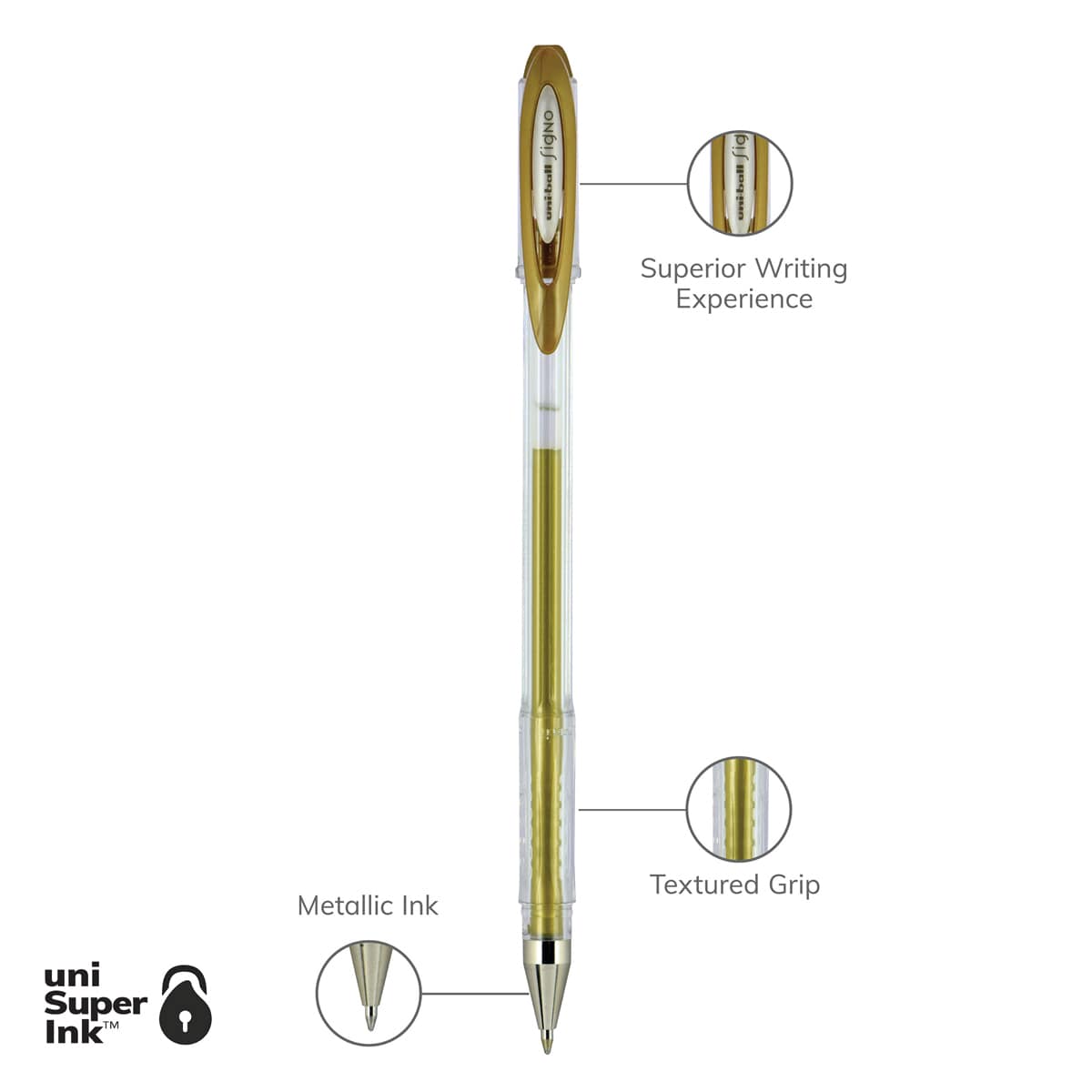 Signo Stick Gel Pen Gold