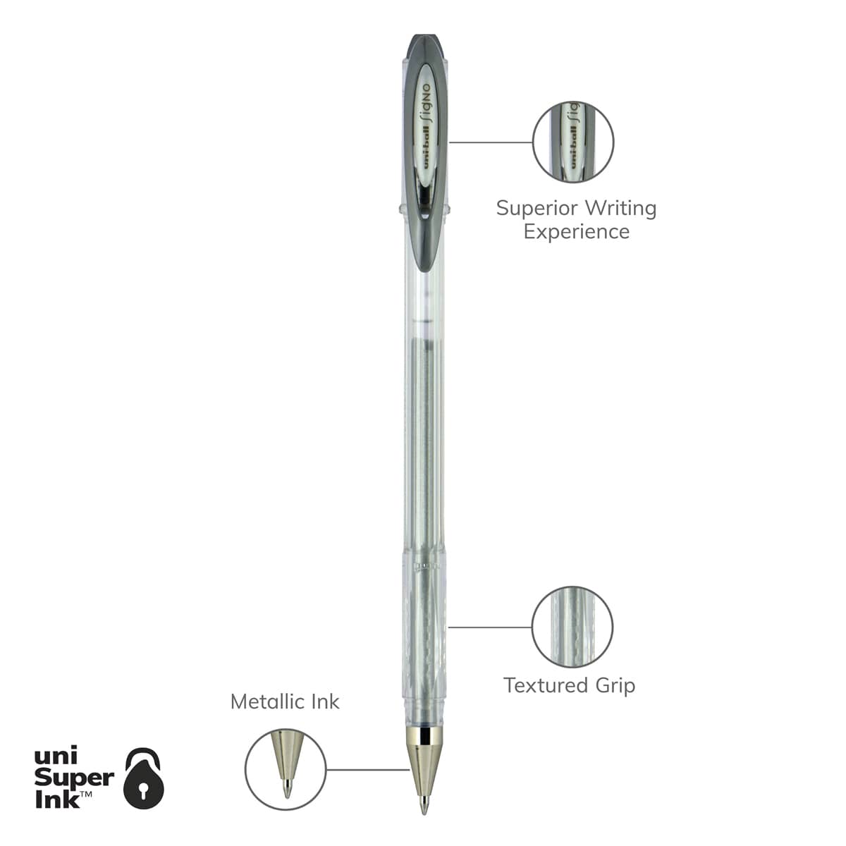 Signo Stick Gel Pen Silver