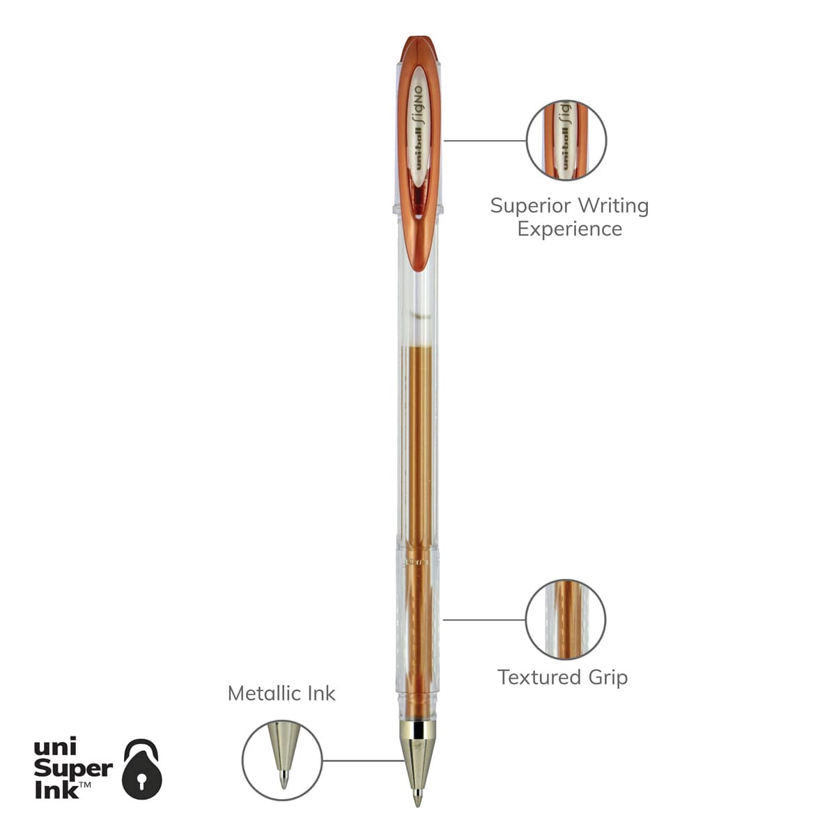 Signo Stick Gel Pen Bronze