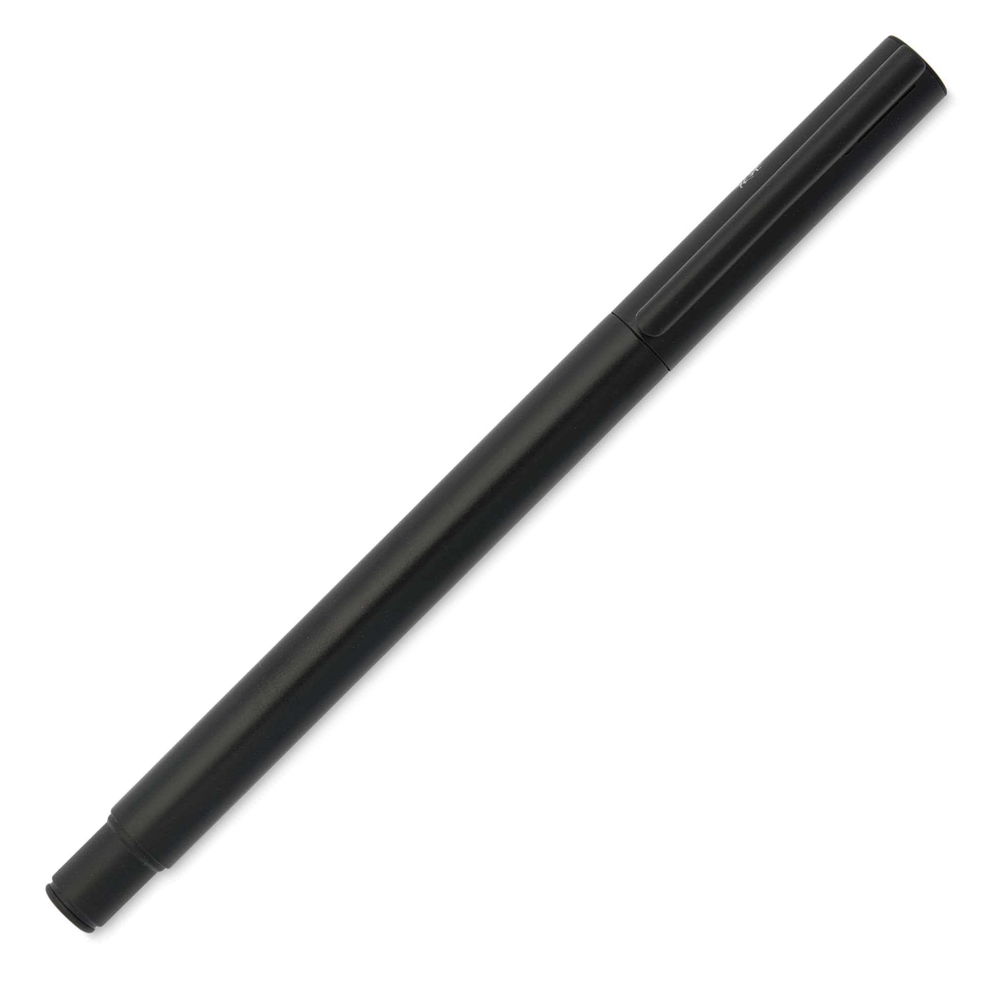 Faber-Castell Neo Slim Fountain Pen - Black Matte, Fine Tip - with cap on