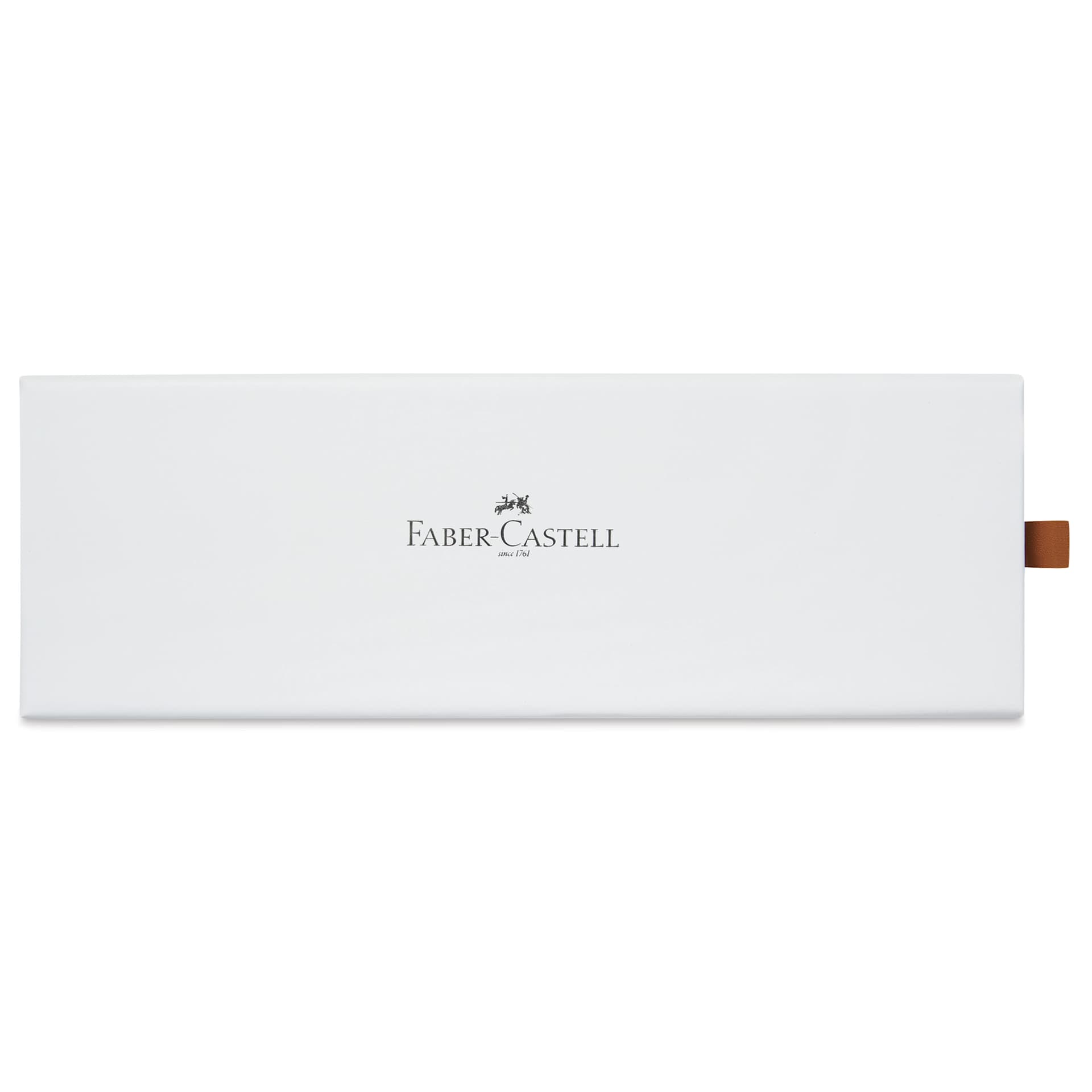 Faber-Castell Neo Slim Fountain Pen - Black Matte, Broad Tip - back of box