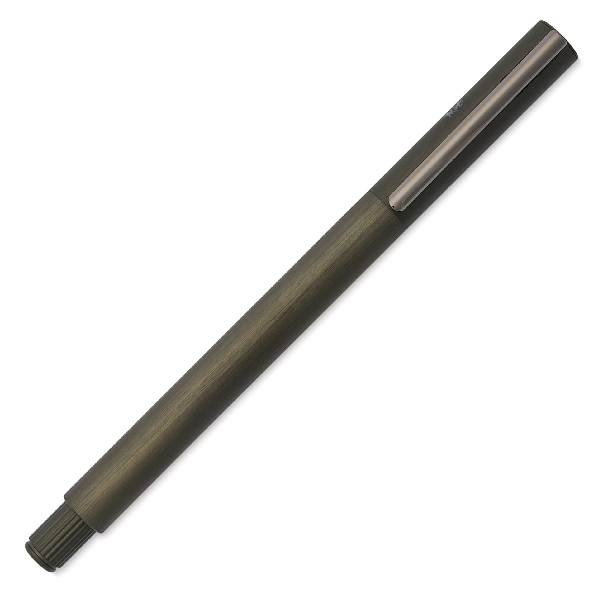 Faber-Castell Neo Slim Fountain Pen - Gunmetal, Extra Fine Tip - with cap on