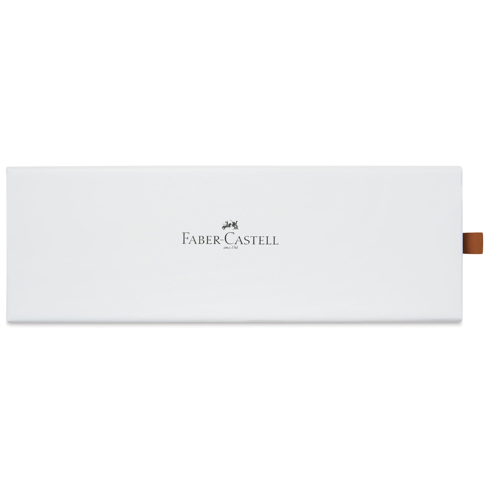 Faber-Castell Neo Slim Fountain Pen - Gunmetal, Extra Fine Tip - back of gift box