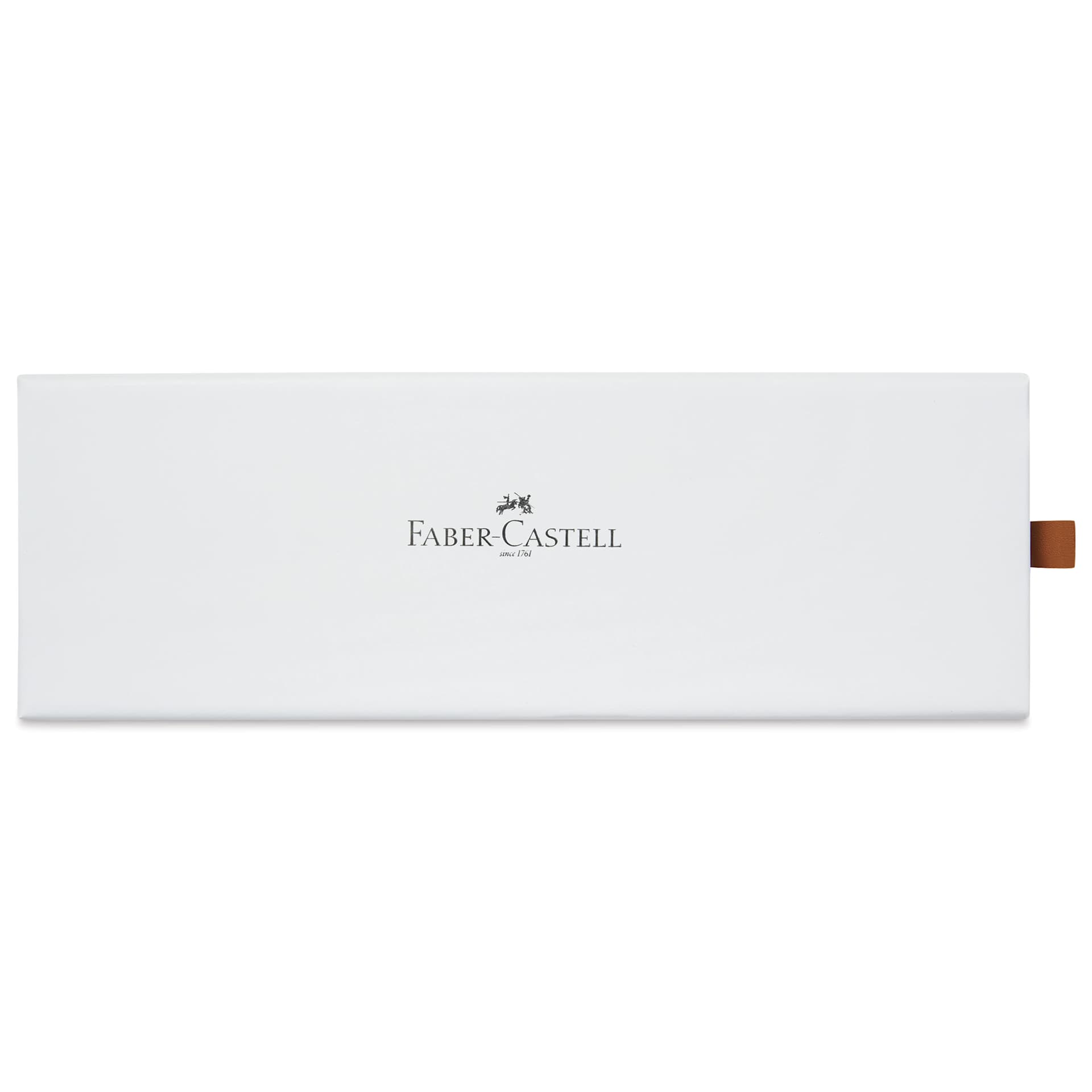 Faber-Castell Neo Slim Fountain Pen - Dark Blue, Broad Tip - back of gift box