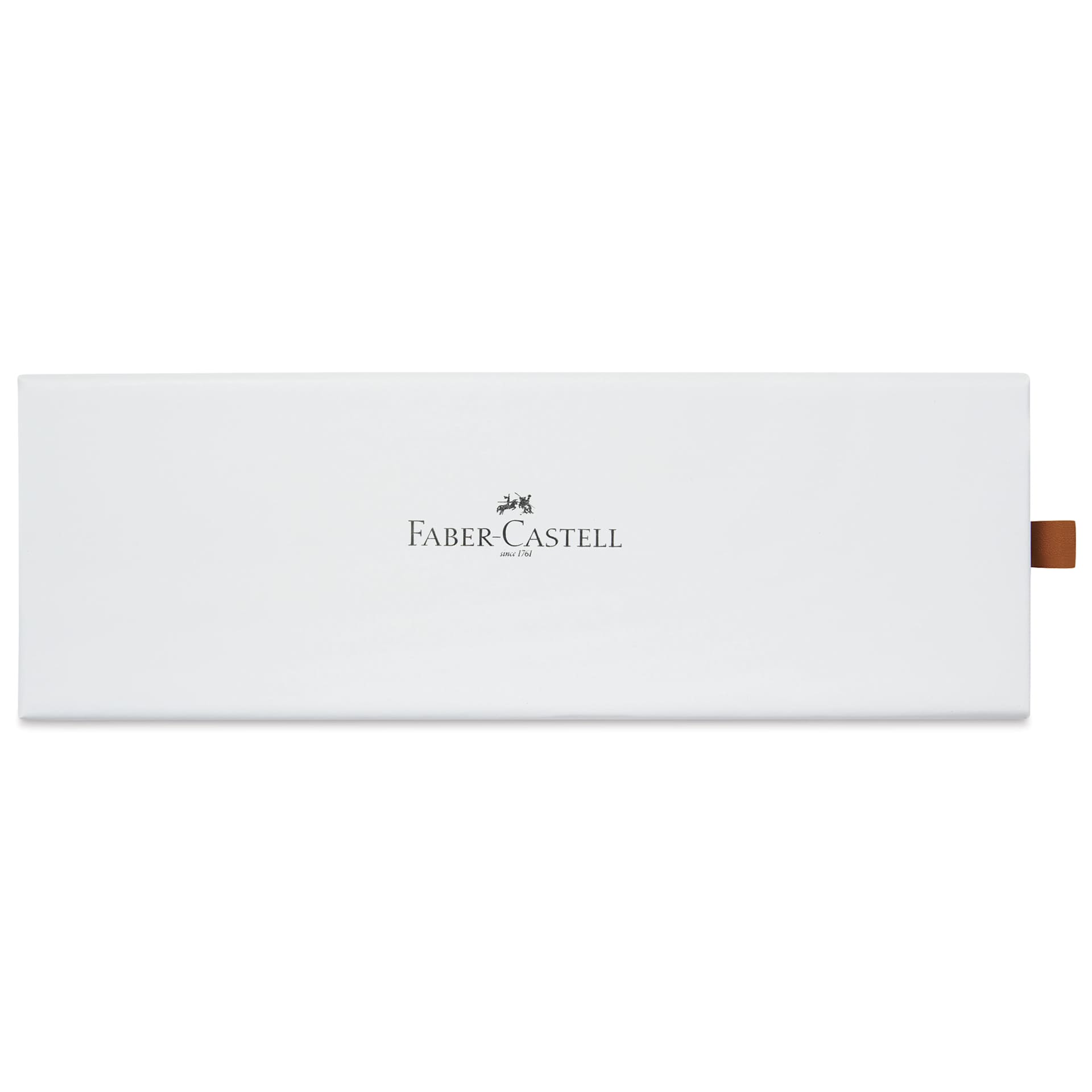 Faber-Castell Neo Slim Fountain Pen - Olive Green, Fine Tip - back of gift box