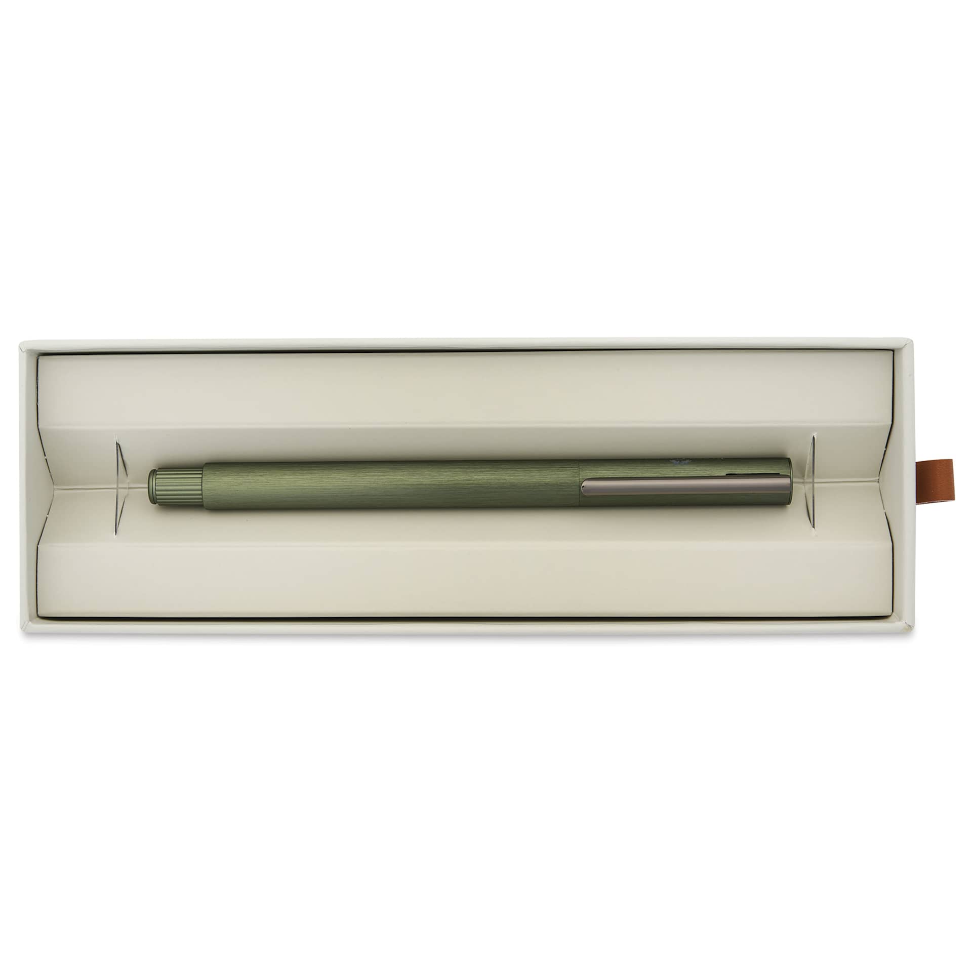 Faber-Castell Neo Slim Fountain Pen - Olive Green, Fine Tip - in gift box