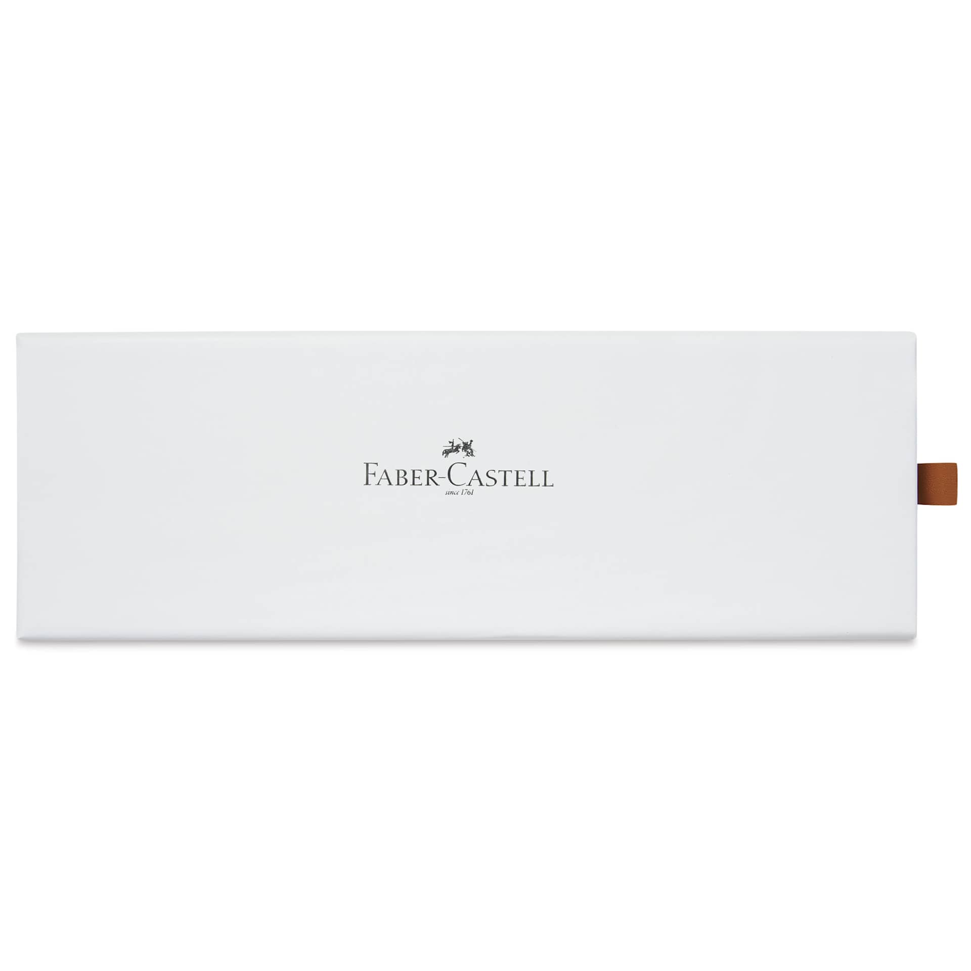 Faber-Castell Neo Slim Fountain Pen - Olive Green, Extra Fine Tip - back of gift box