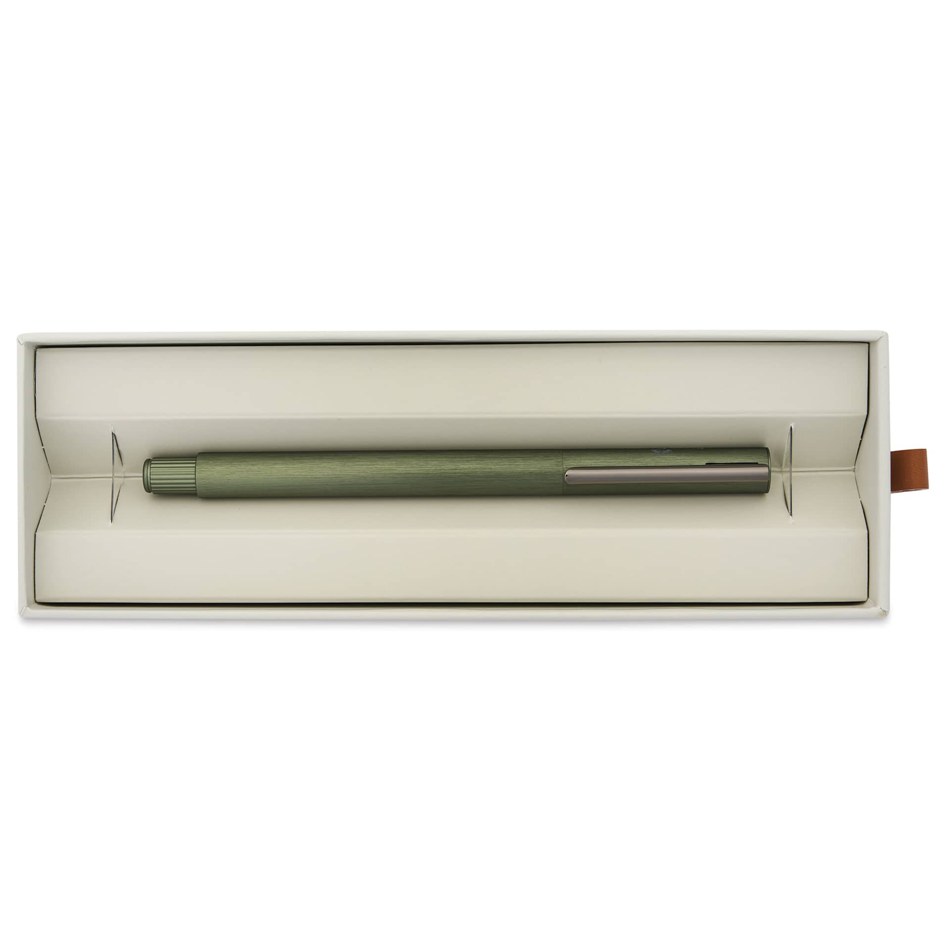 Faber-Castell Neo Slim Fountain Pen - Olive Green, Extra Fine Tip - in gift box