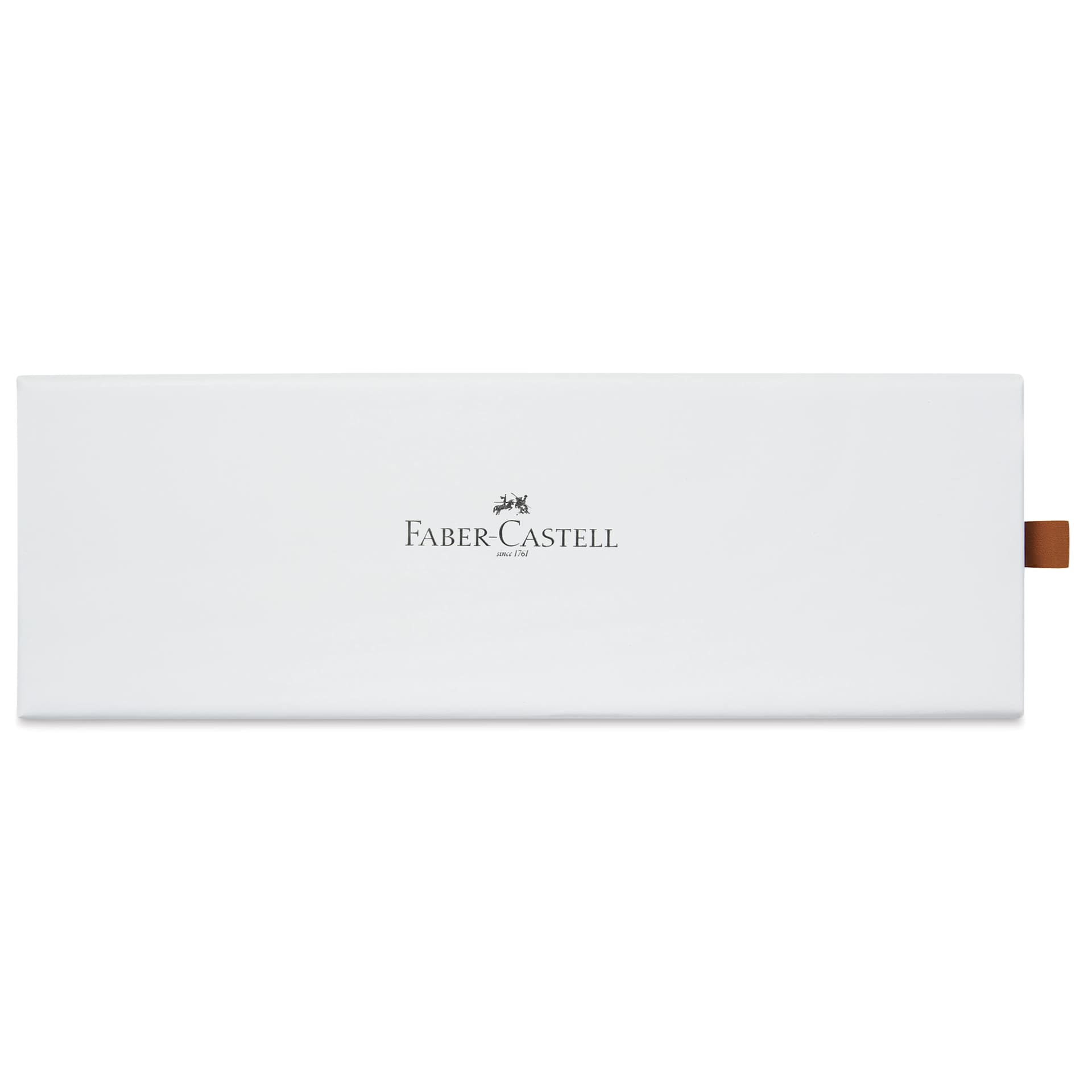 Faber-Castell Neo Slim Fountain Pen - Stainless Steel, Fine Tip - back of gift box