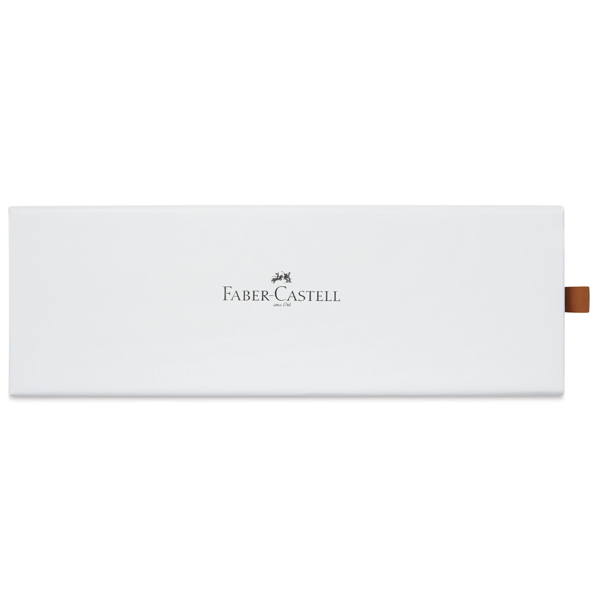 Faber-Castell Neo Slim Fountain Pen - Stainless Steel, Broad Tip - back of gift box