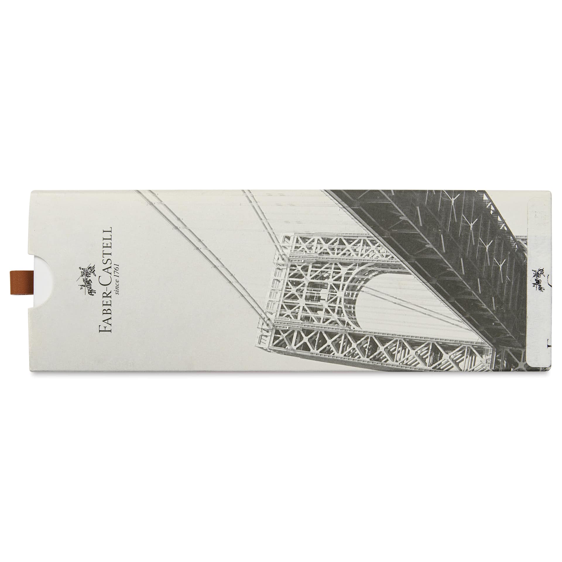 Faber-Castell Neo Slim Ballpoint Pen - Black Matte - front of gift box