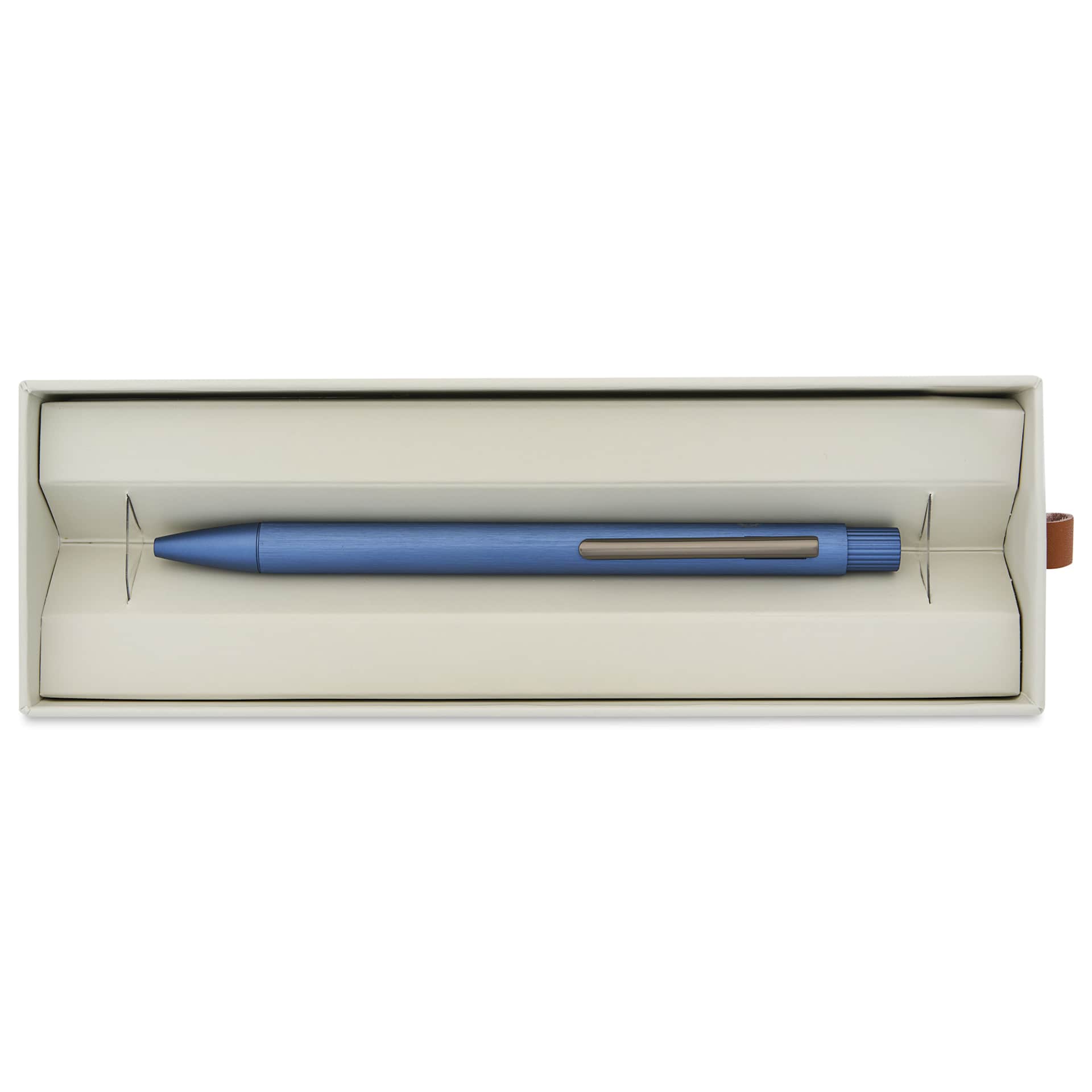 Faber-Castell Neo Slim Ballpoint Pen - Aluminum Dark Blue, in gift box