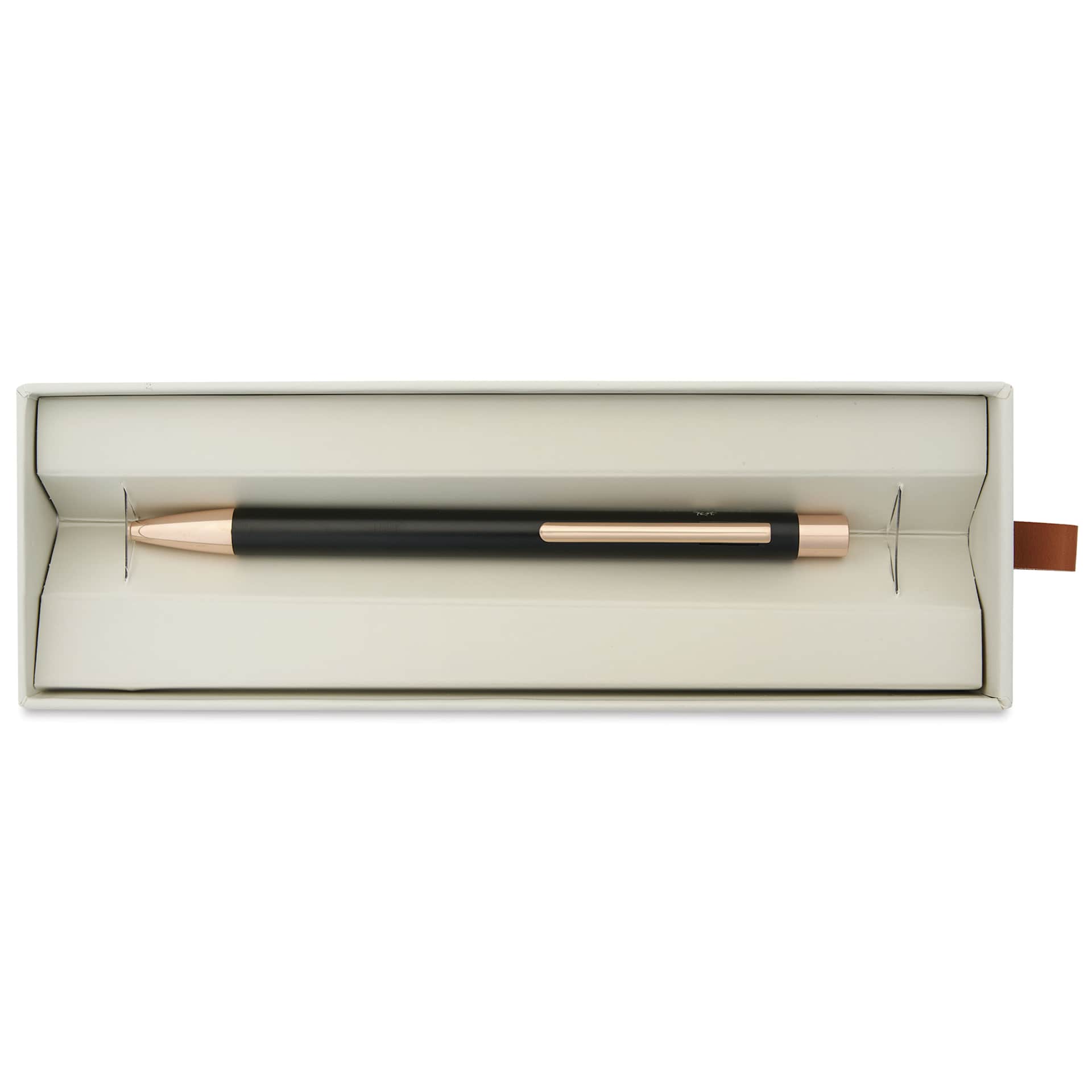 Faber-Castell Neo Slim Ballpoint Pen - Black Matte and Rose Gold, in gift box