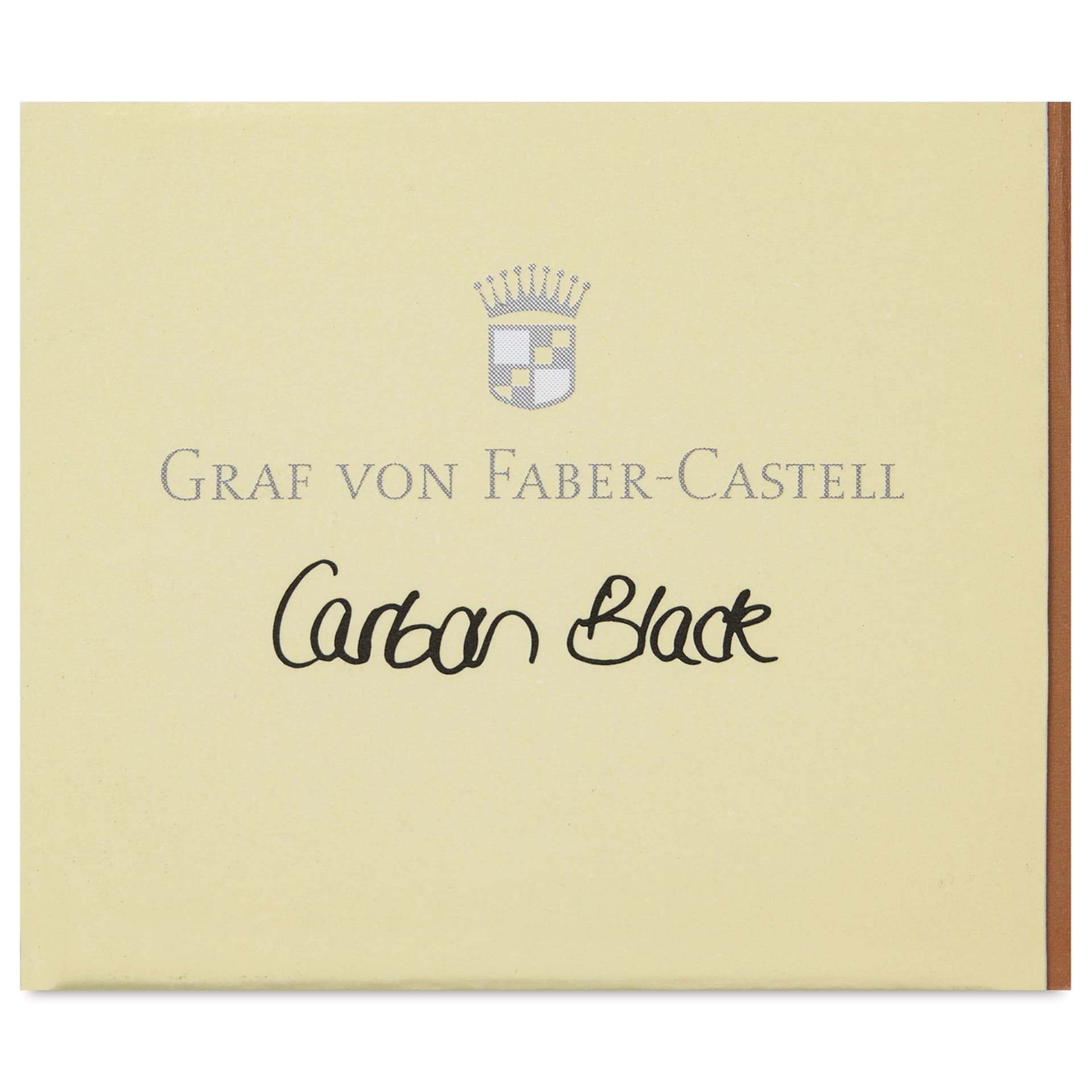 Graf von Faber-Castell Fountain Pen Cartridges - Carbon Black, Pkg of 6 - front of packaging