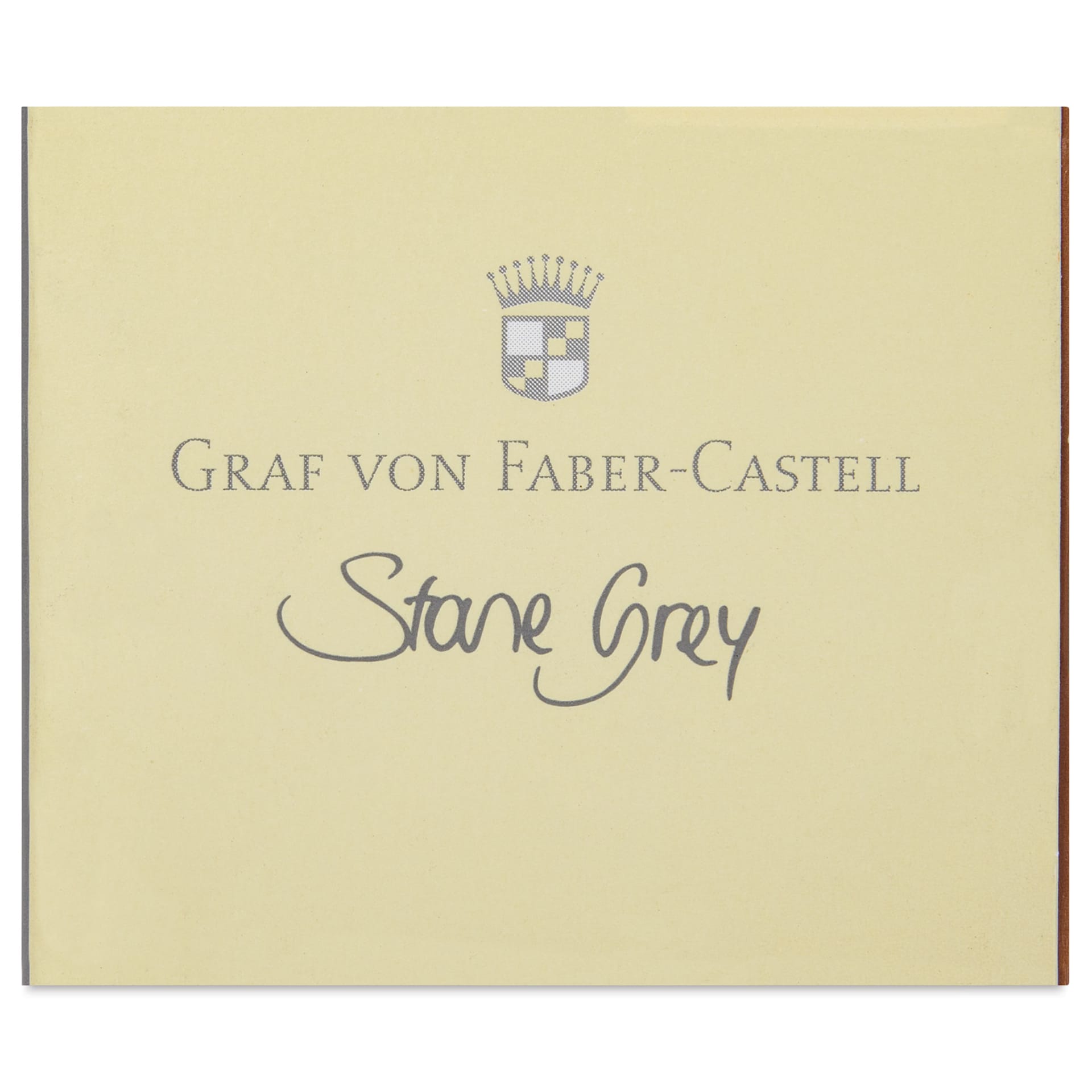 Graf von Faber-Castell Fountain Pen Cartridges - Stone Grey, Pkg of 6 - front of packaging