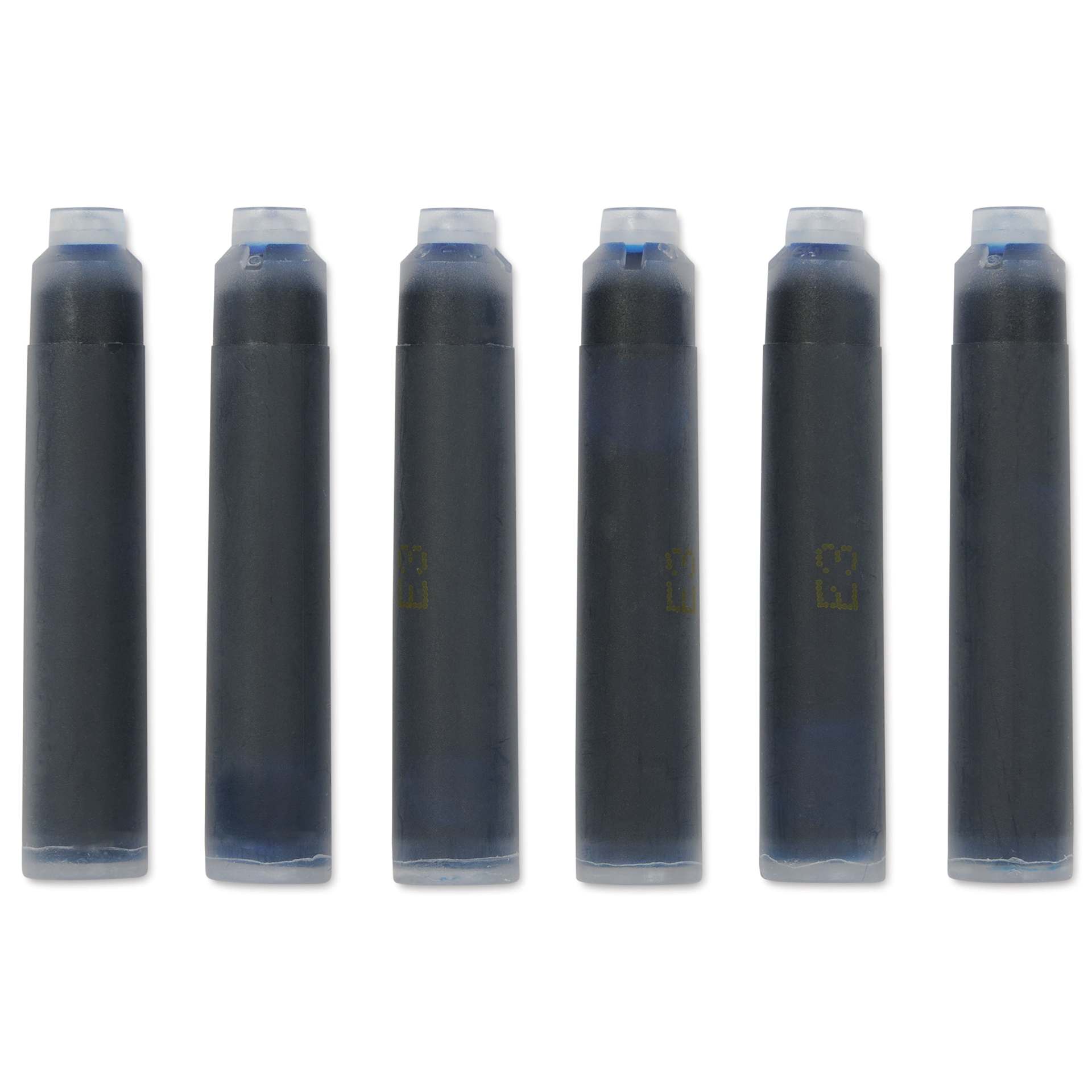 Graf von Faber-Castell Fountain Pen Cartridges - Gulf Blue, Pkg of 6