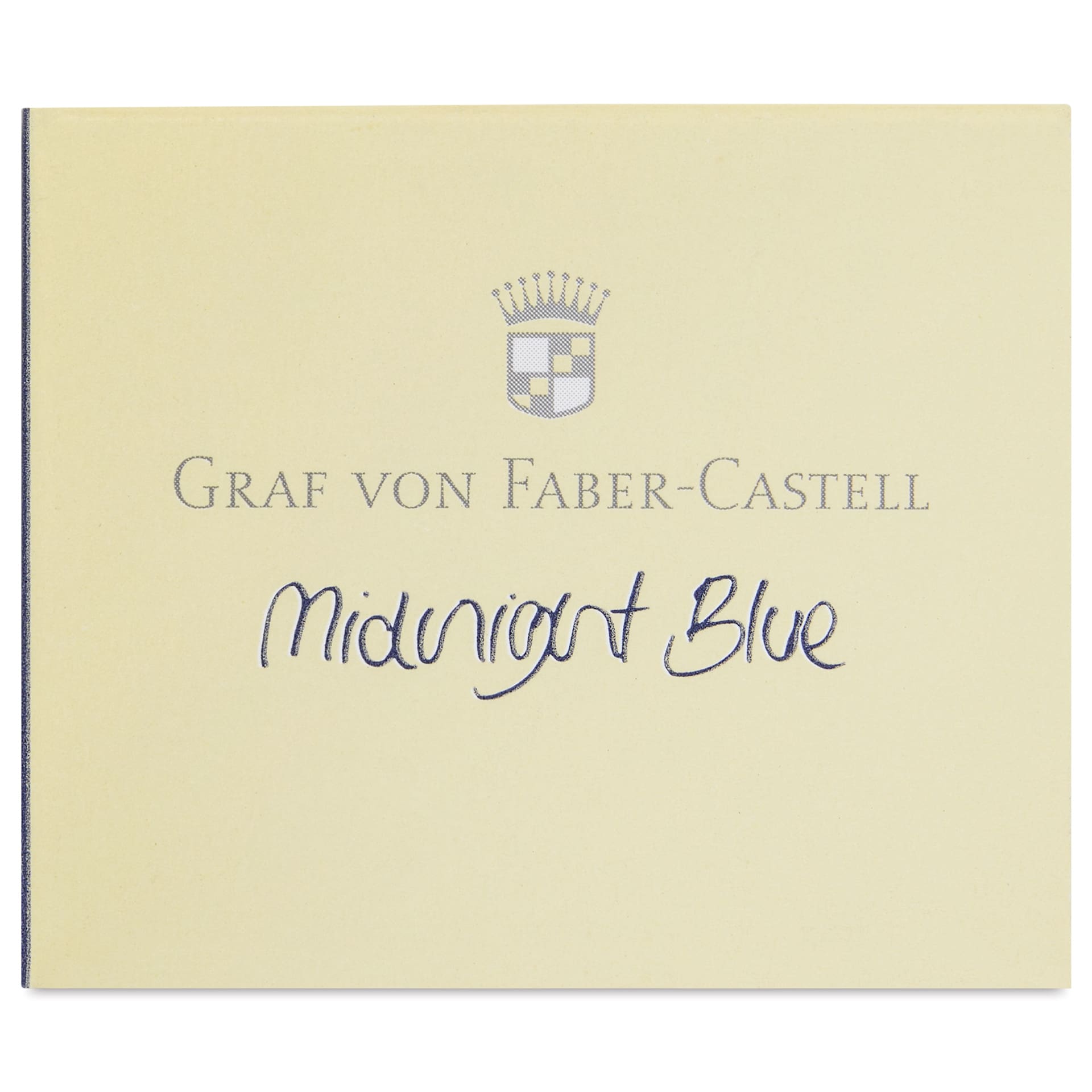 Graf von Faber-Castell Fountain Pen Cartridges - Midnight Blue, Pkg of 6 - front of packaging