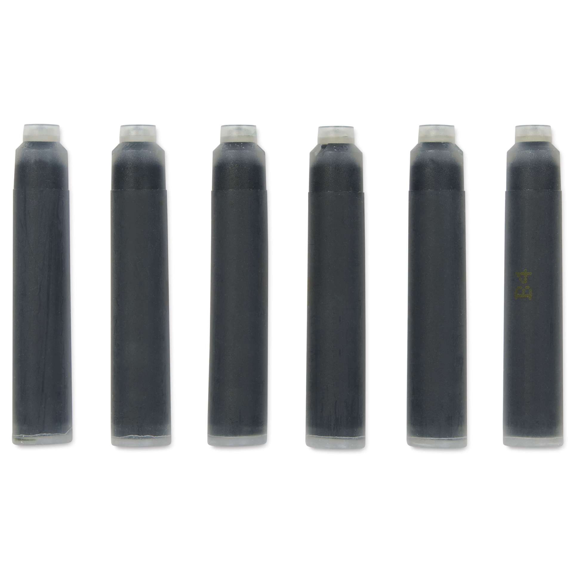 Graf von Faber-Castell Fountain Pen Cartridges - Olive Green, Pkg of 6