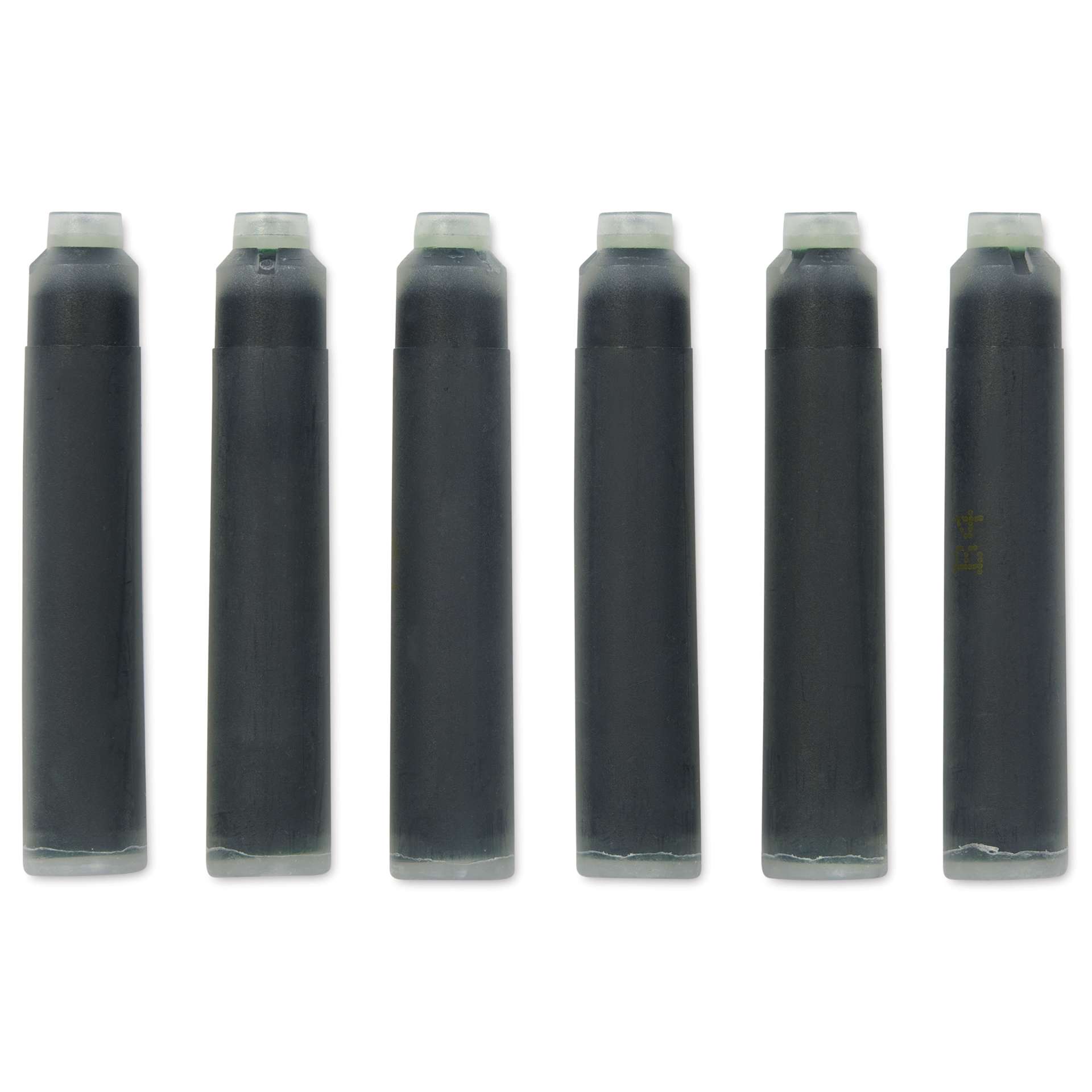 Graf von Faber-Castell Fountain Pen Cartridges - Viper Green, Pkg of 6