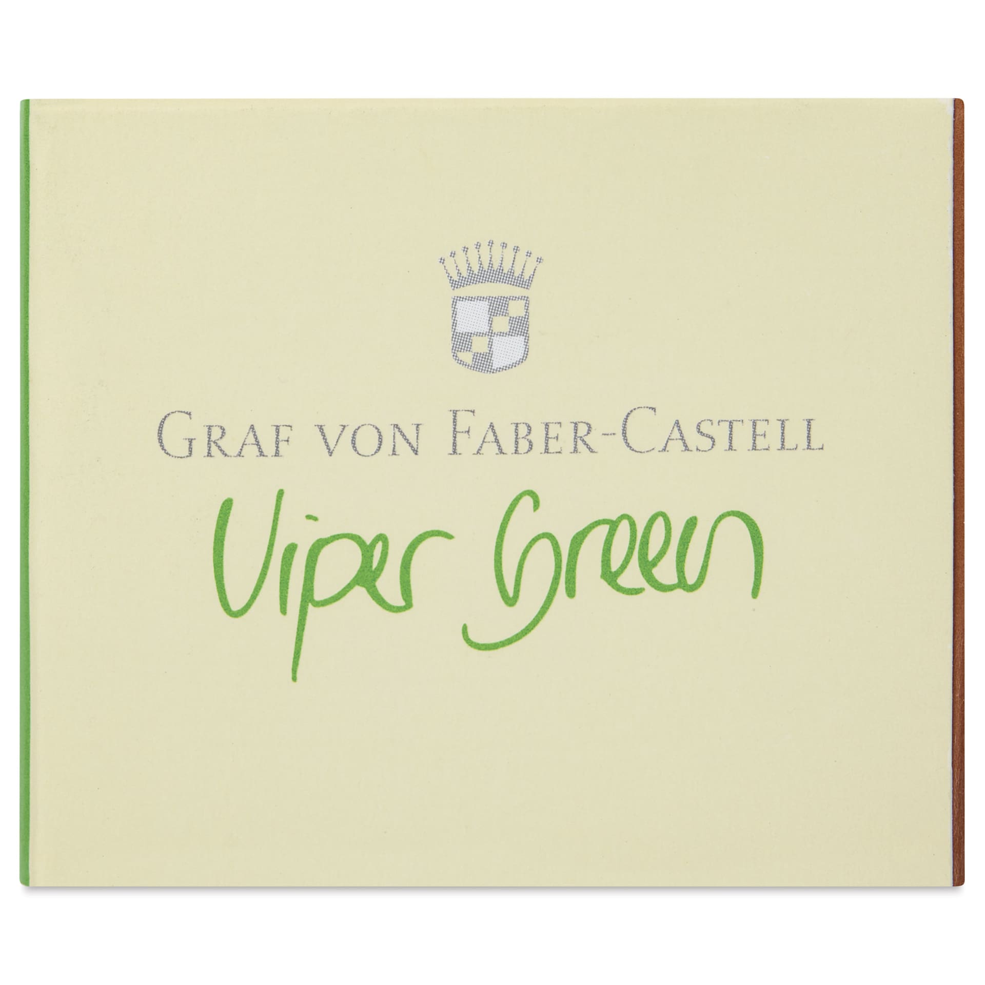 Graf von Faber-Castell Fountain Pen Cartridges - Viper Green, Pkg of 6 - front of packaging