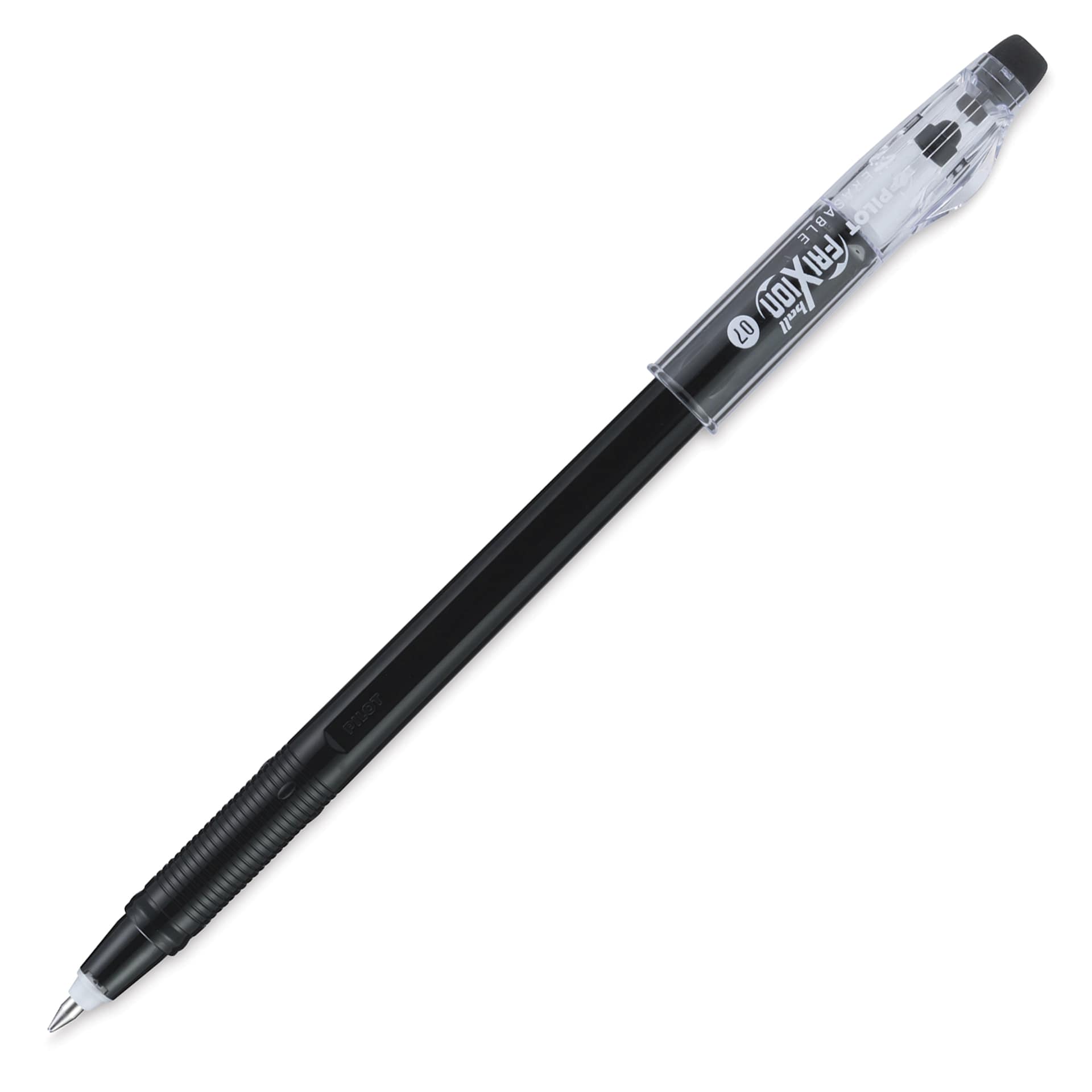 Pilot FriXion Erasable Color Stick - Black, cap off