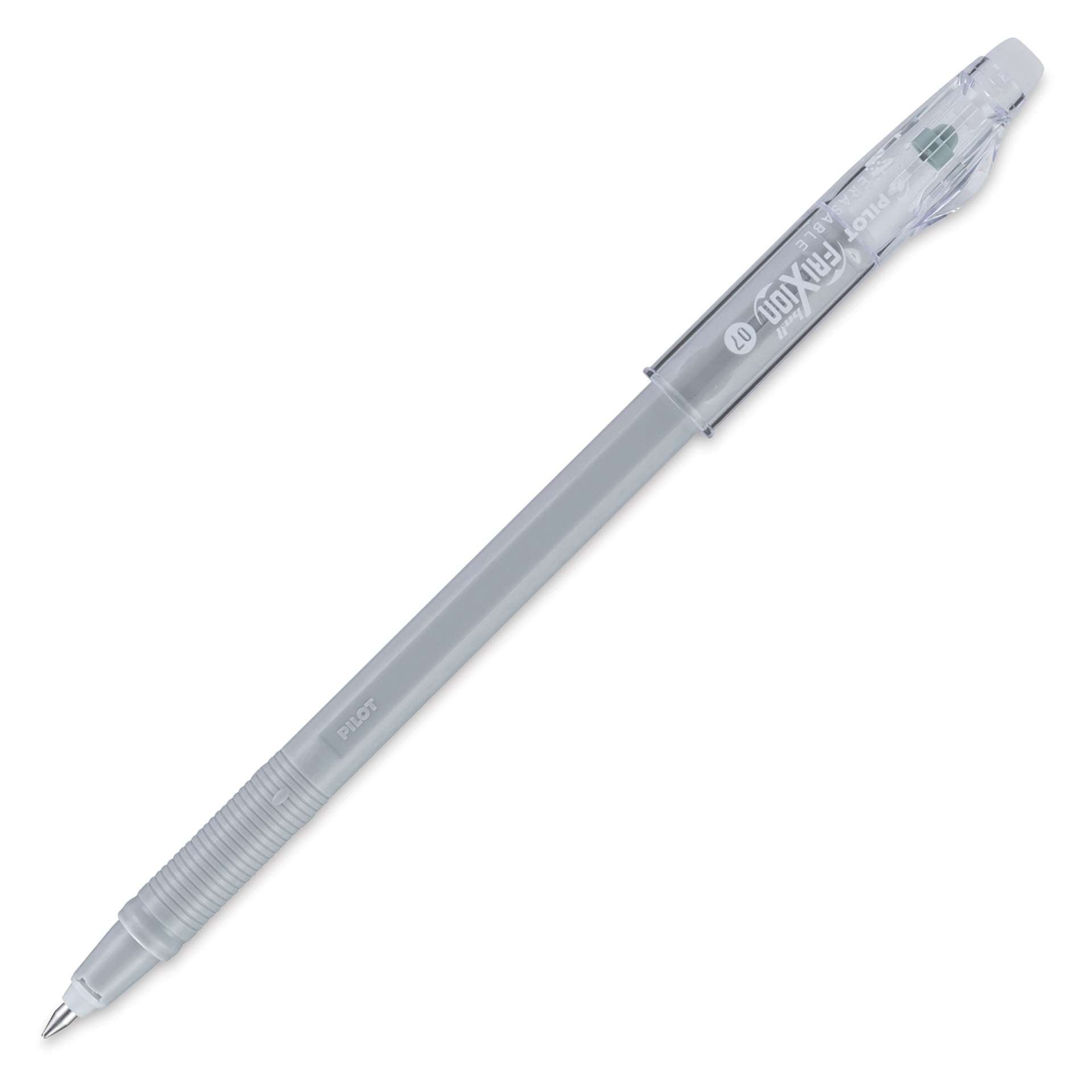 Pilot FriXion Erasable Color Stick - Gray, cap off