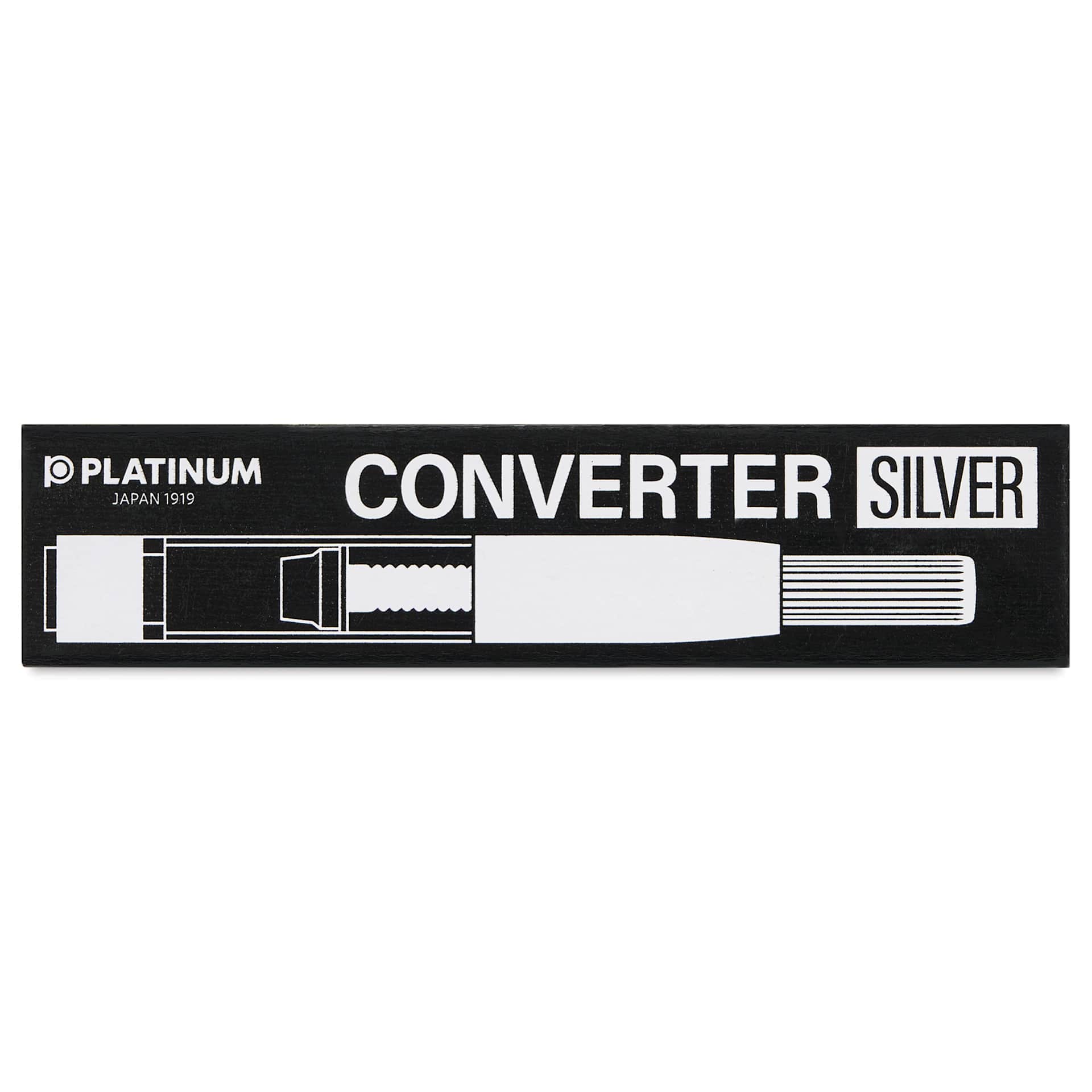 Platinum Fountain Pen Converter - Silver, packaging