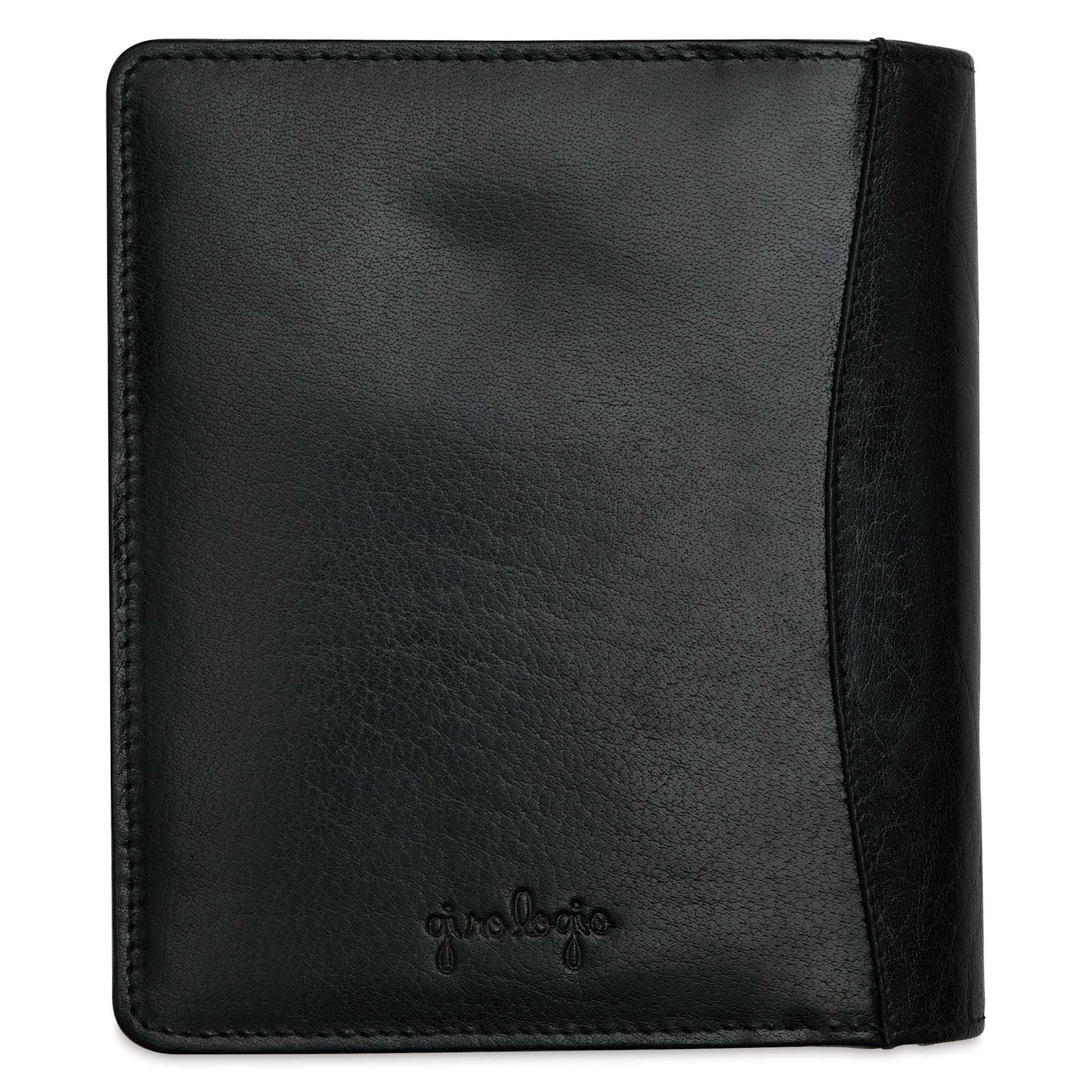 Girologio 12 Leather Pen Zip Case - Black, side
