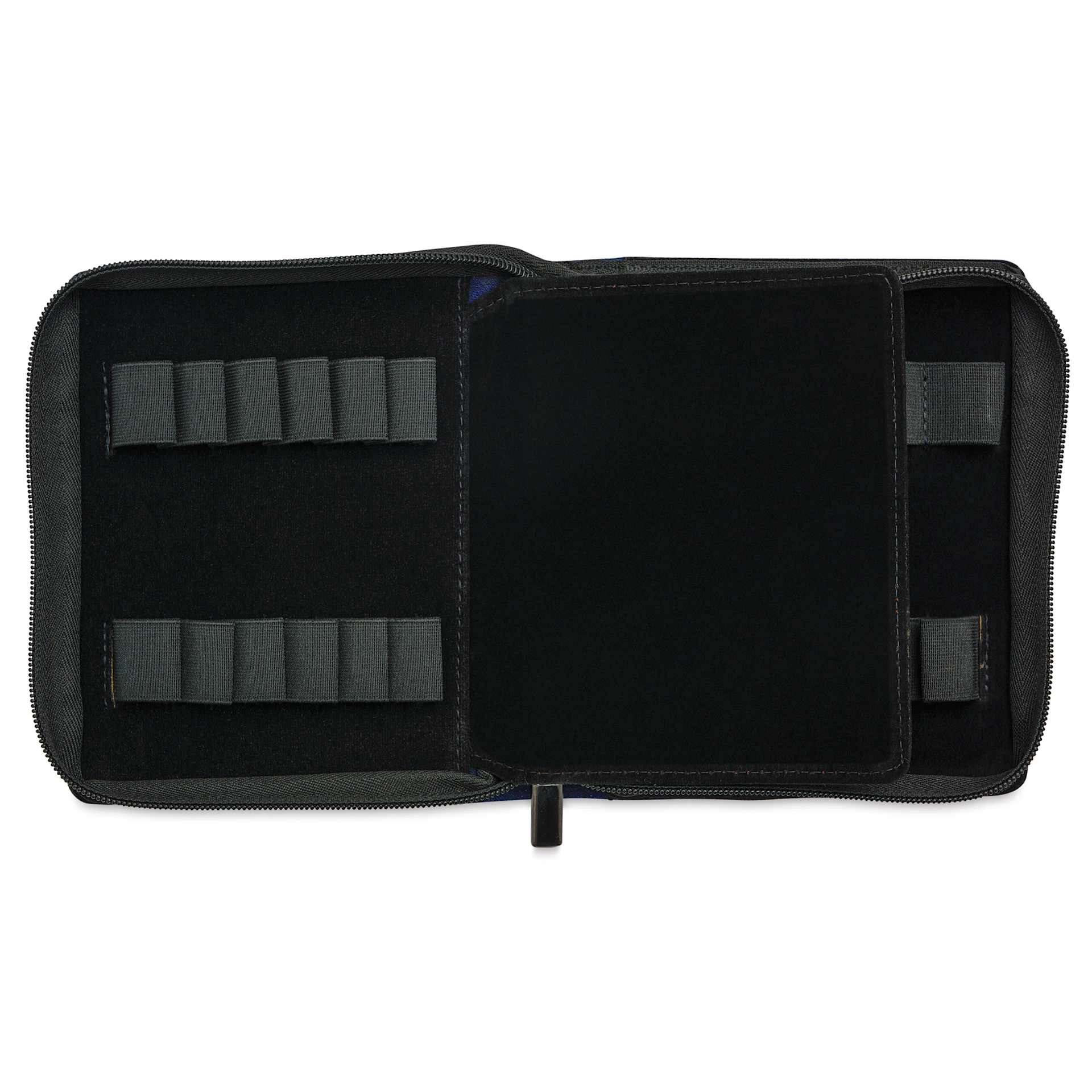 Girologio 12 Denim Pen Zip Case - Cotton Denim, open