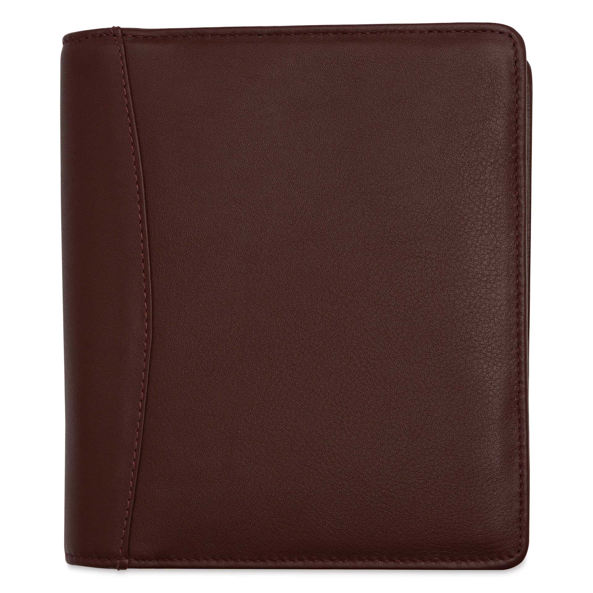 Girologio 12 Leather Pen Zip Case - Antique Brown