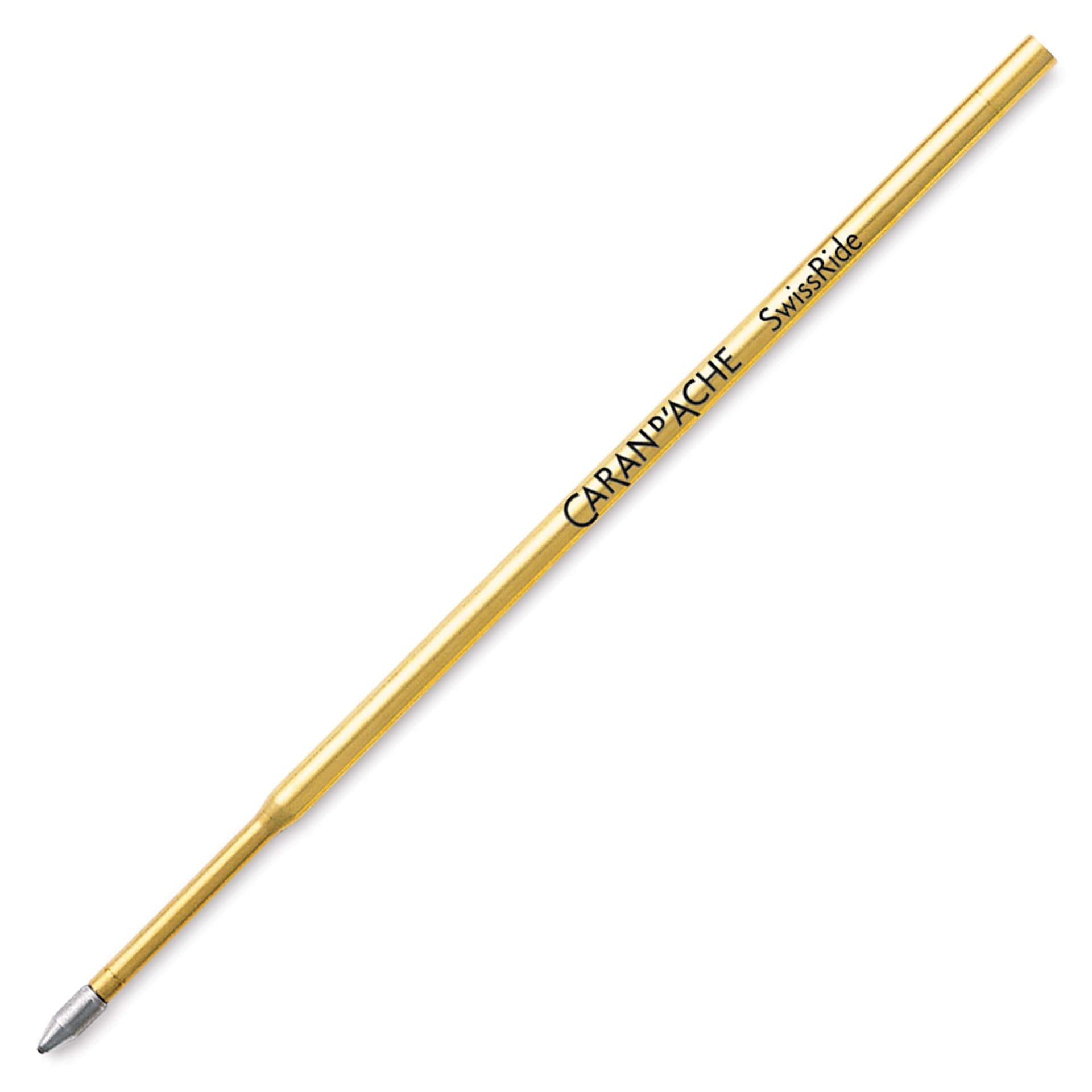 Caran d'Ache 888 Infinite Ballpoint Swissride Pen Refills - Blue, Pkg of 6, single refill shown